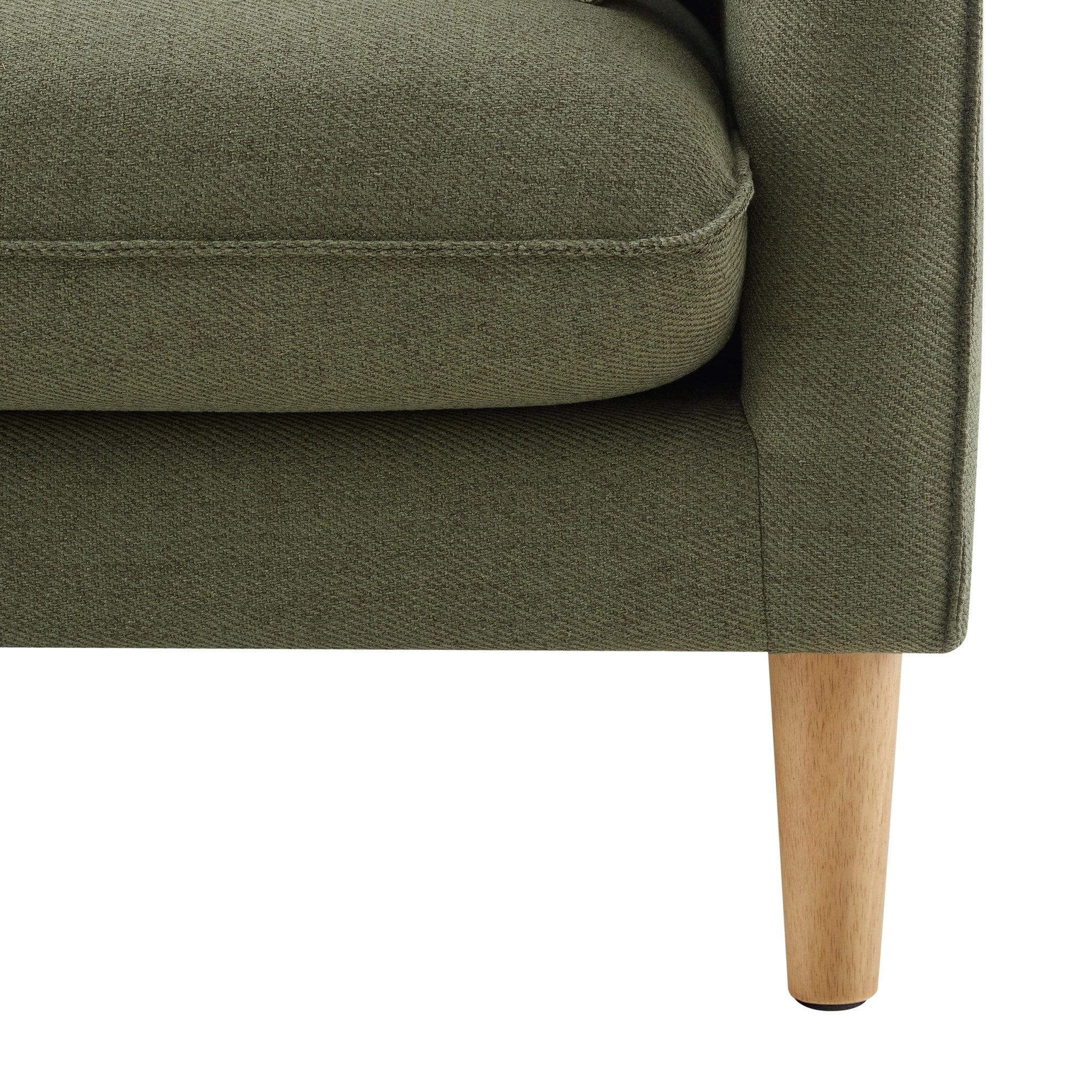 Shoreditch 2 Seater Sofa - Woven Green - Image 8
