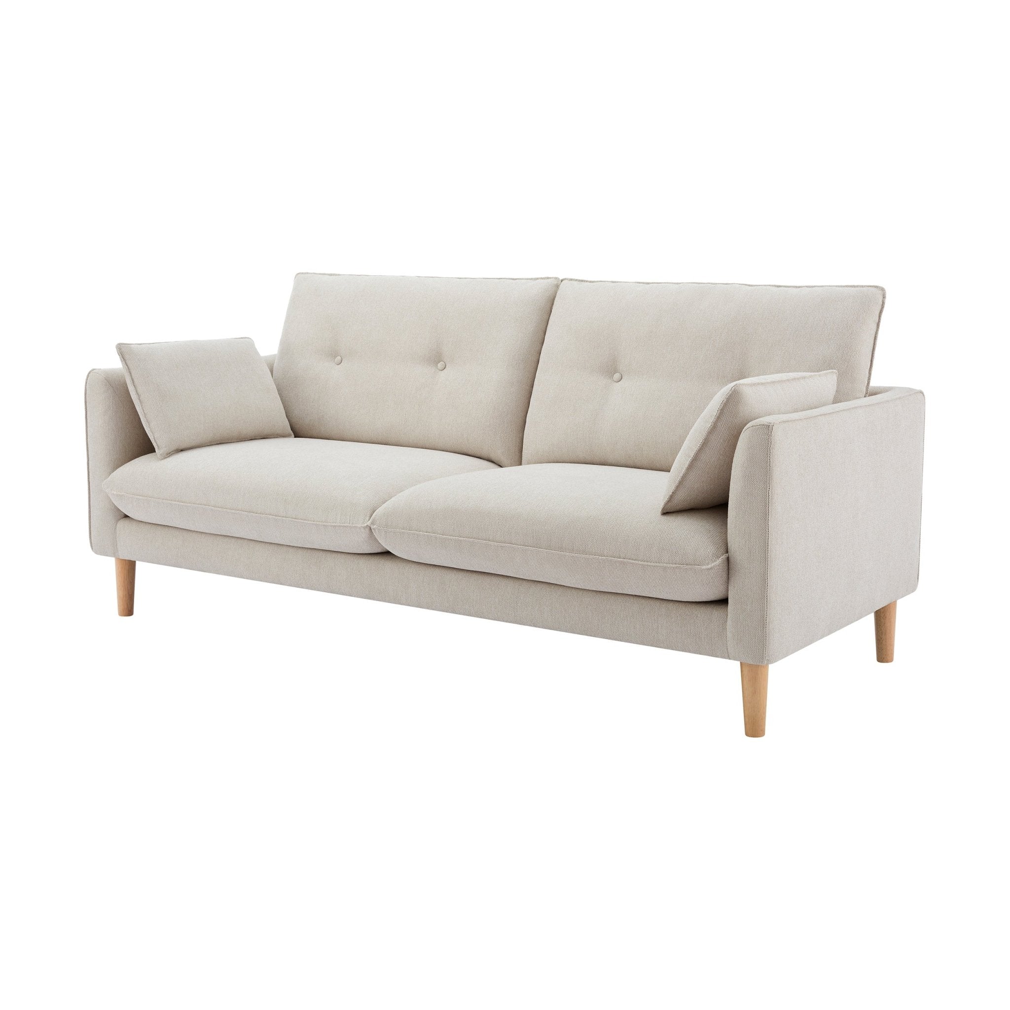 Shoreditch 3 Seater Sofa - Natural - Image 5