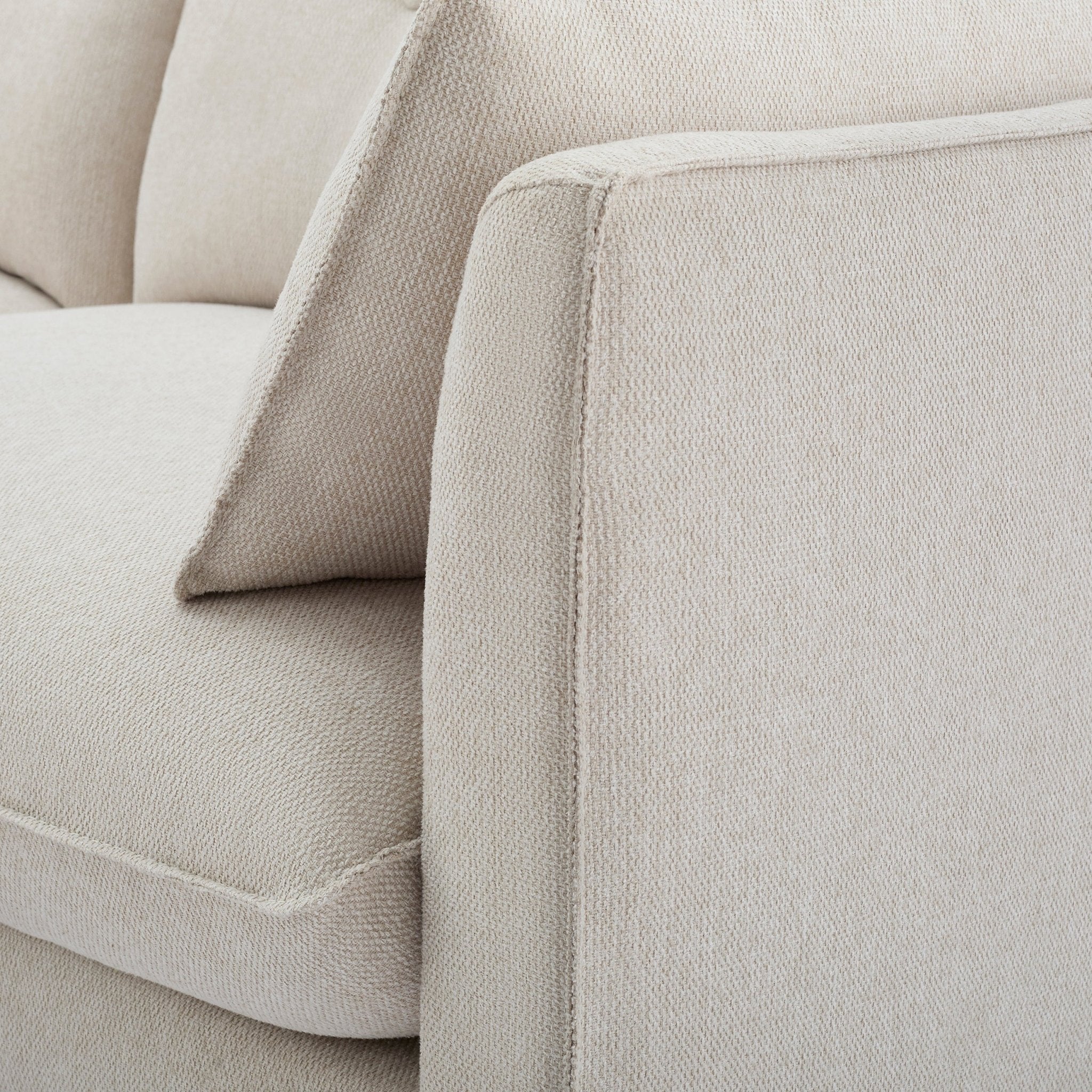 Shoreditch 3 Seater Sofa - Natural - Image 8