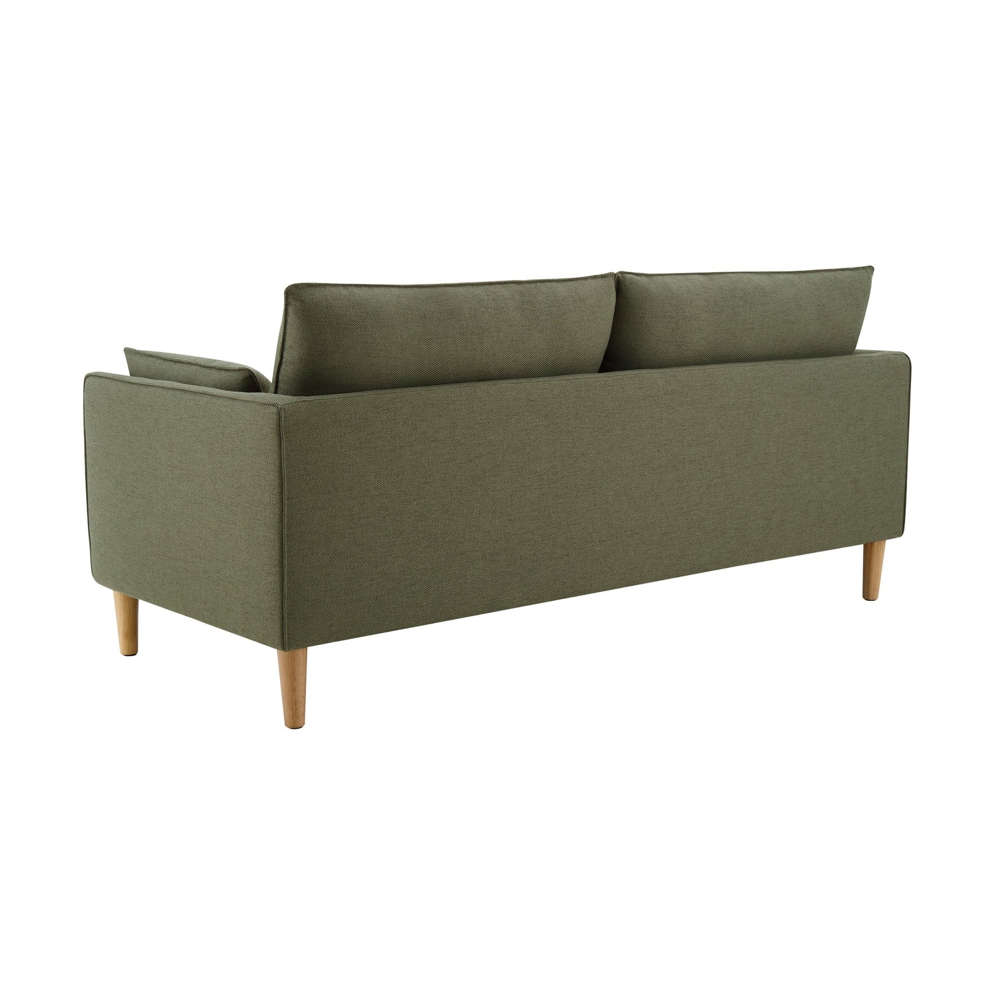 Shoreditch 3 Seater Sofa - Woven Green - Image 7