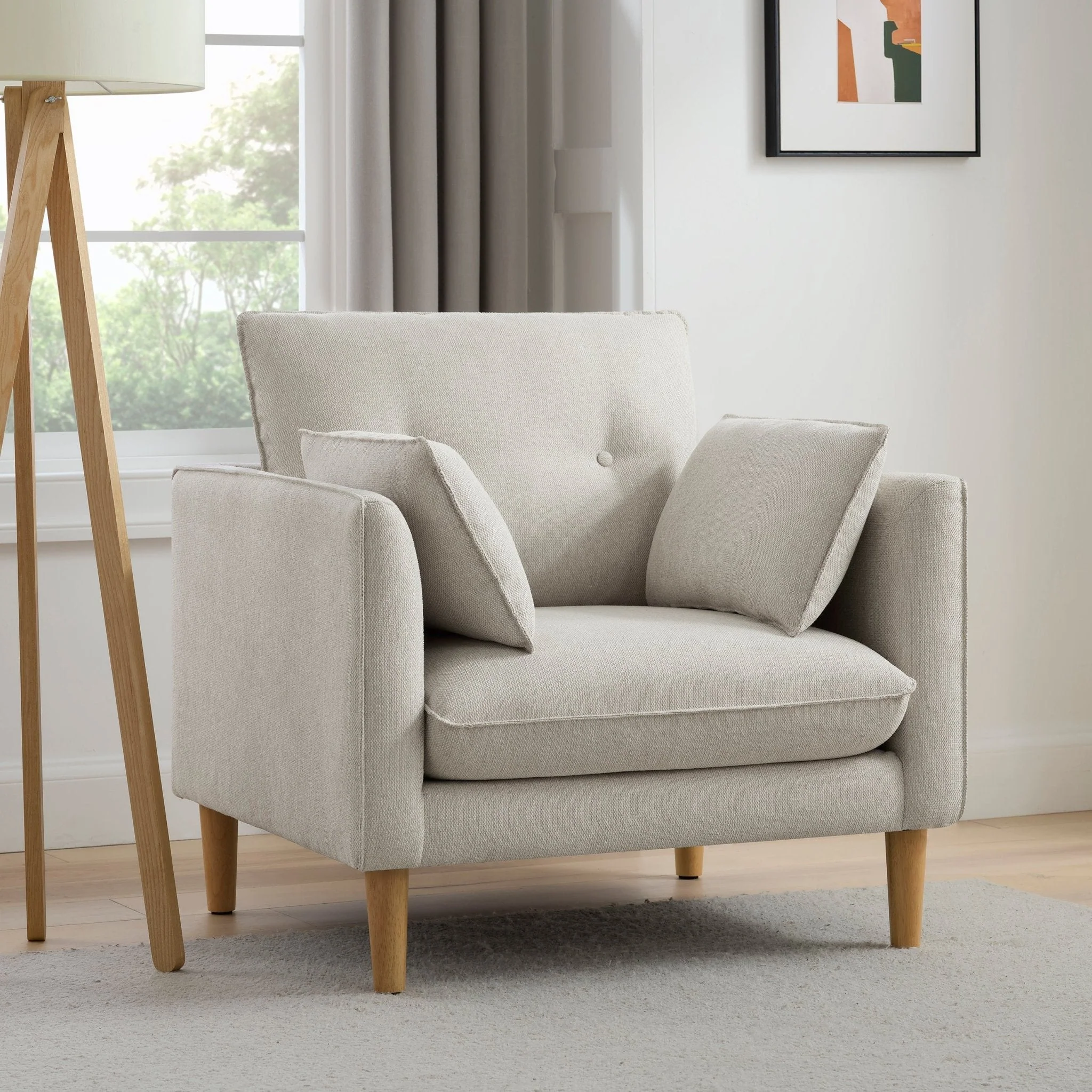 Shoreditch Armchair - Natural - Image 2