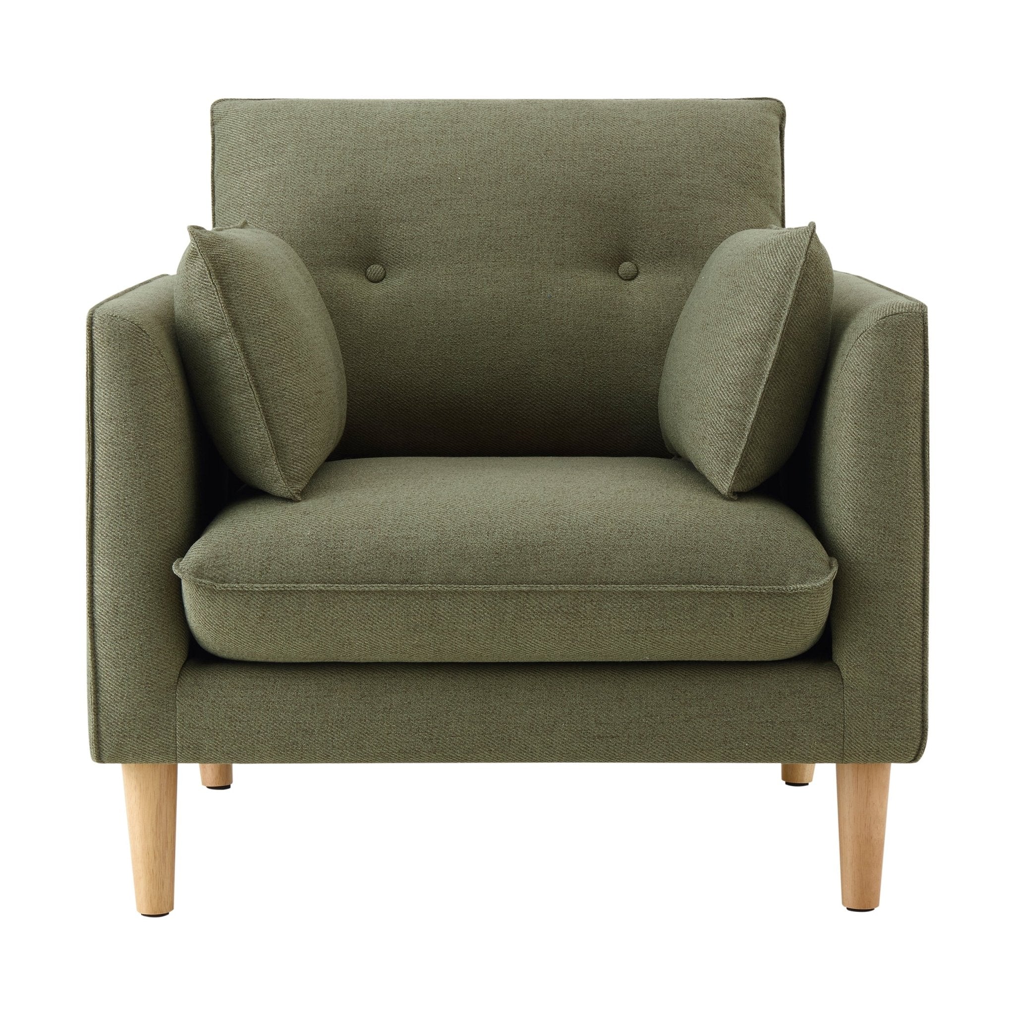 Shoreditch Armchair - Woven Green - Image 2