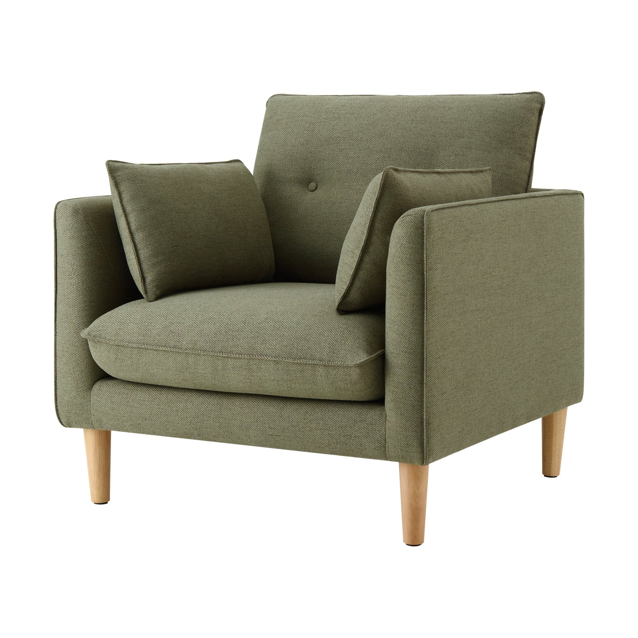 Shoreditch Armchair - Woven Green - Image 3