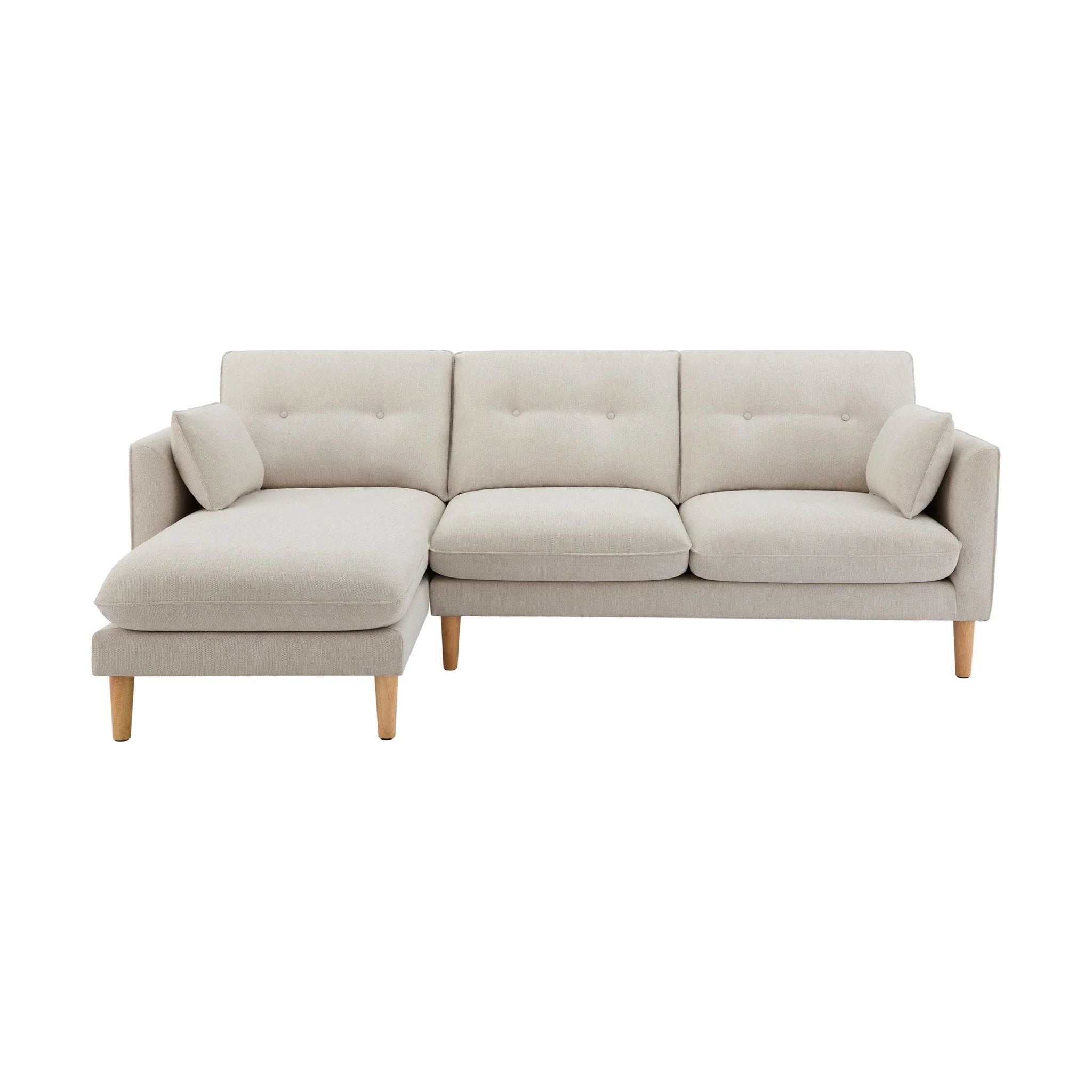 Shoreditch Left Hand Chaise Sofa - Natural - Image 3