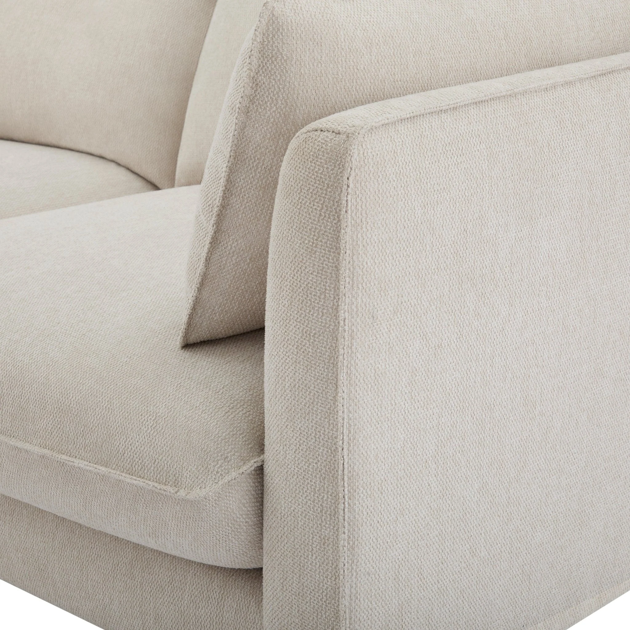 Shoreditch Left Hand Chaise Sofa - Natural - Image 7