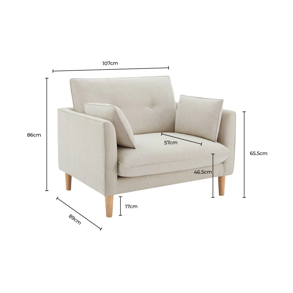 Shoreditch Loveseat - Woven Green - Image 10