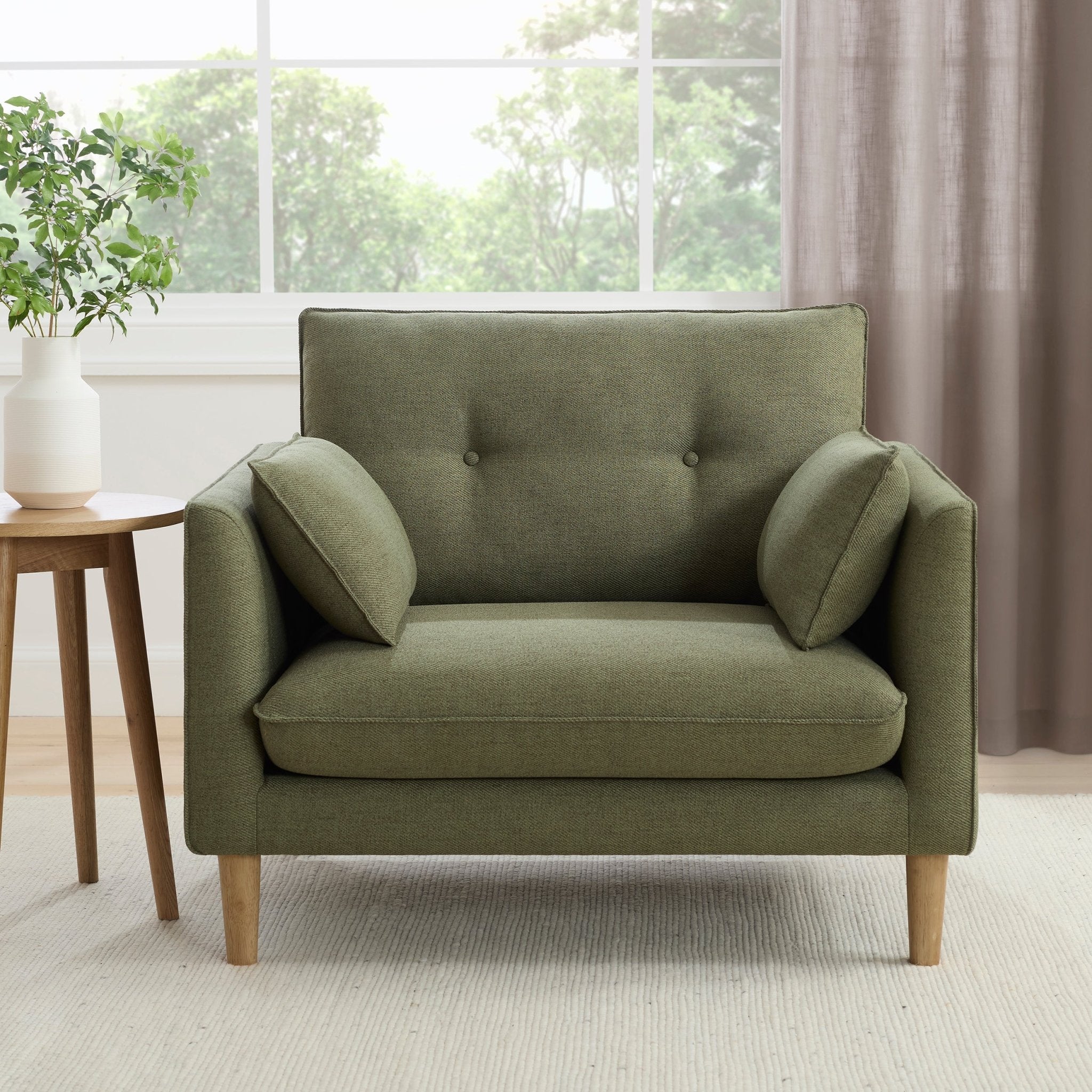 Shoreditch Loveseat - Woven Green - Image 3