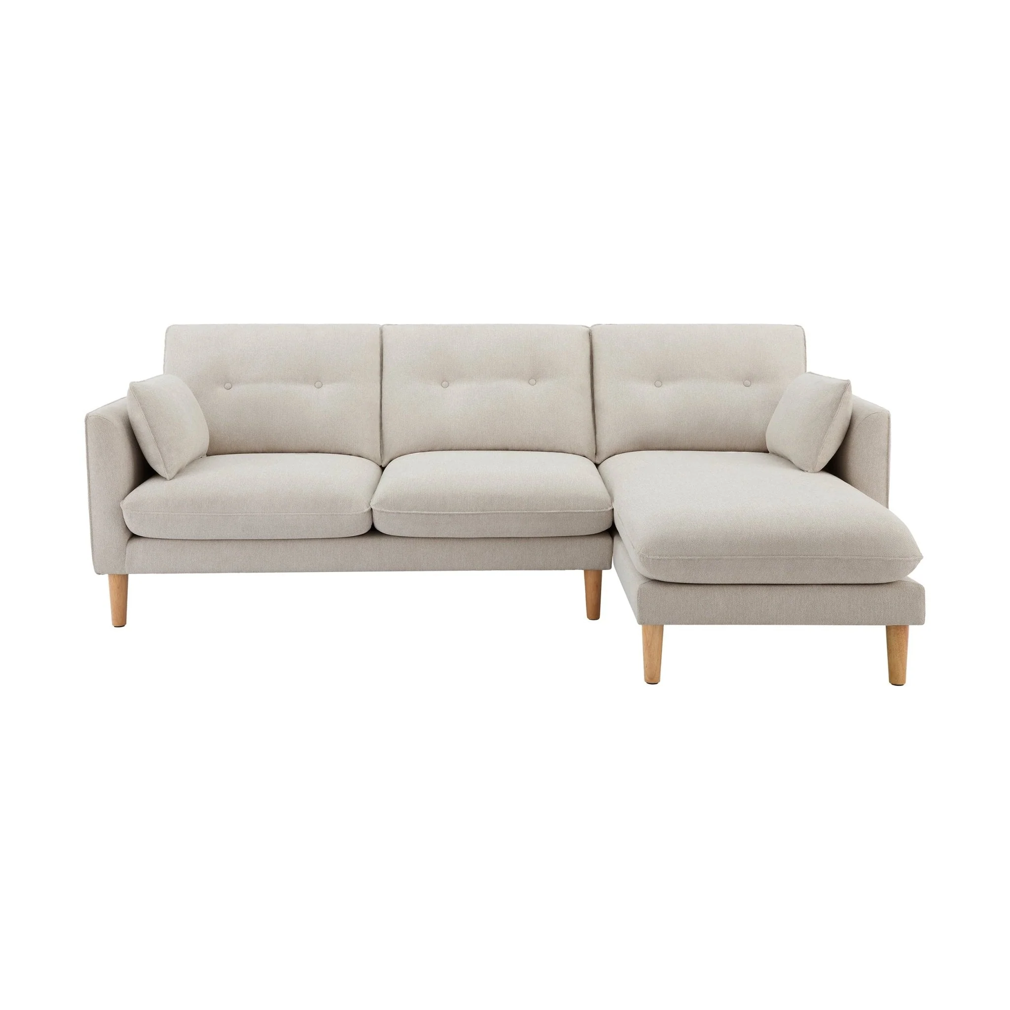 Shoreditch Right Hand Chaise Sofa - Natural - Image 3