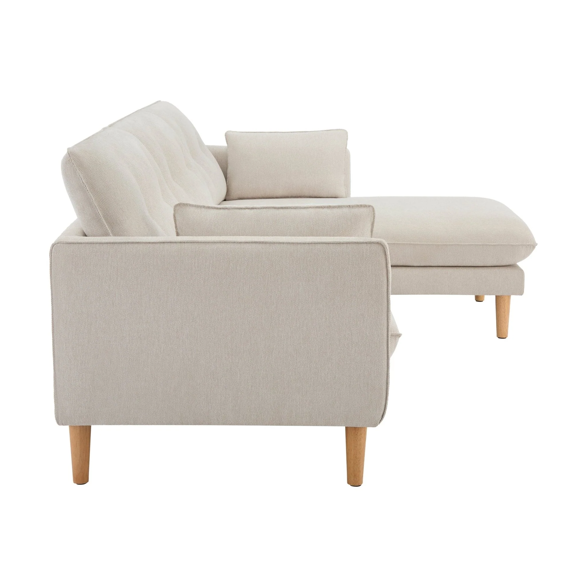 Shoreditch Right Hand Chaise Sofa - Natural - Image 6