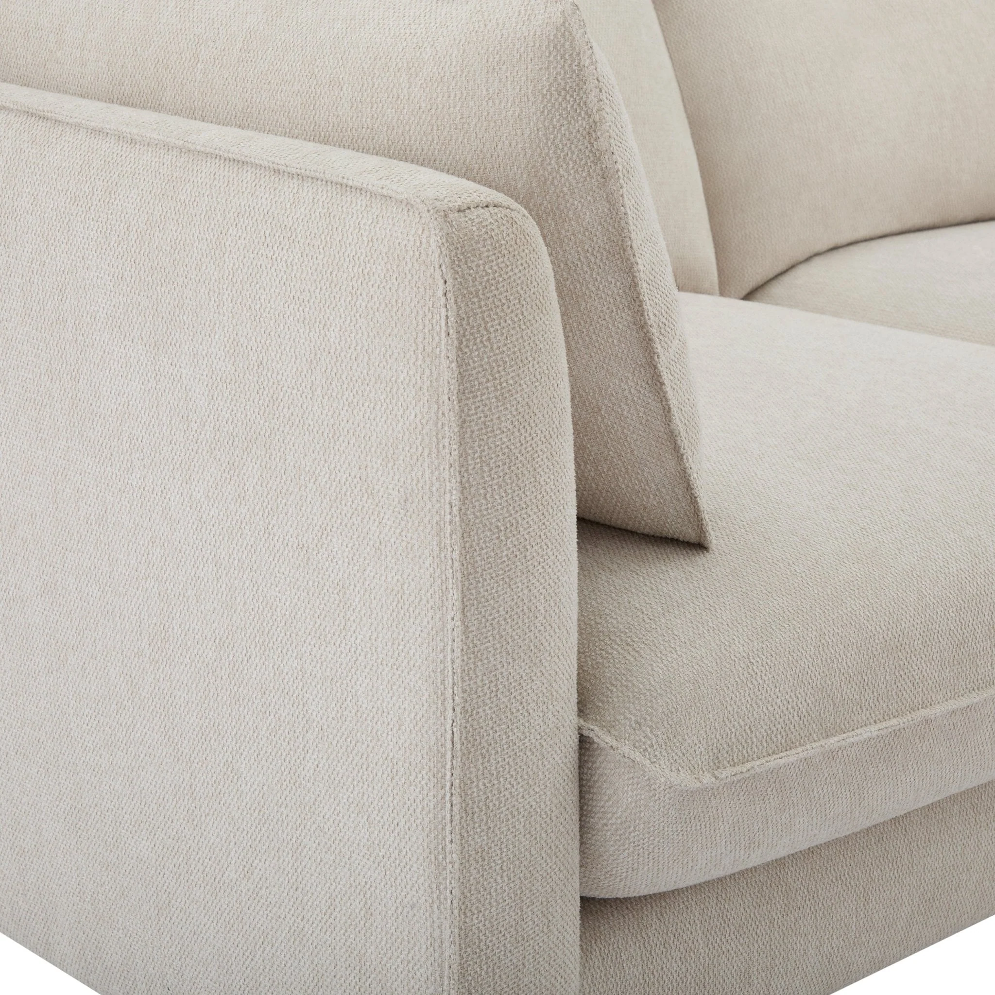Shoreditch Right Hand Chaise Sofa - Natural - Image 8