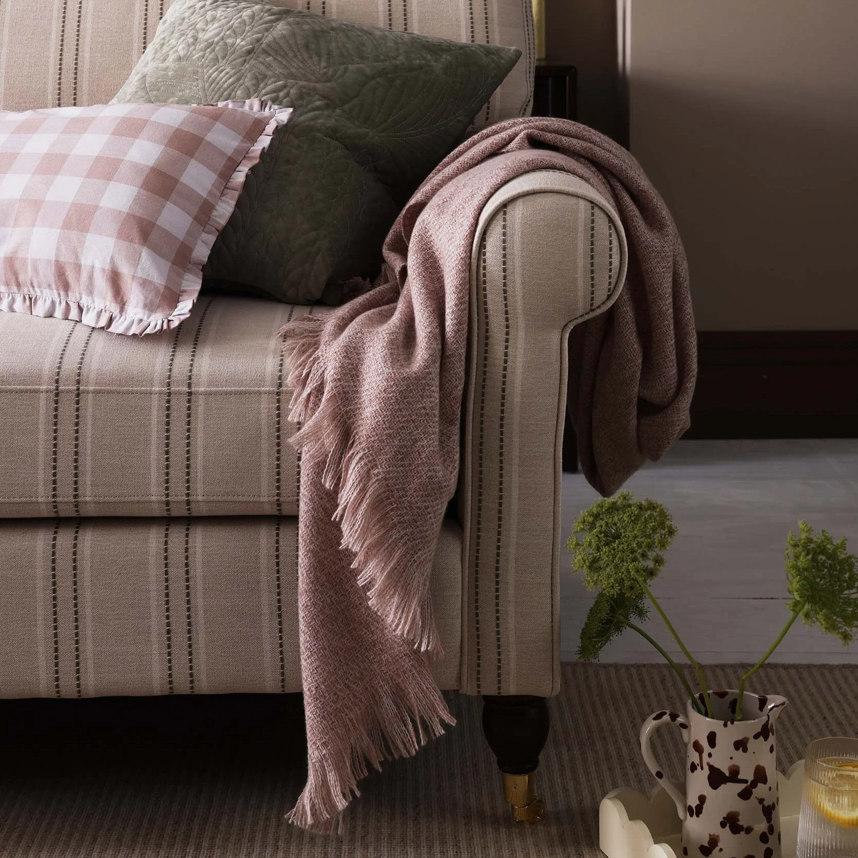 Sicily 2 Seater Sofa - Stripe - Image 5