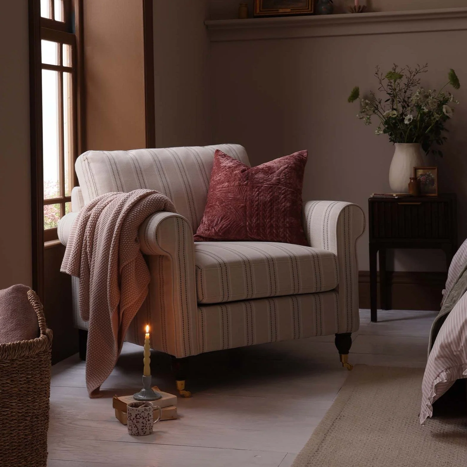 Sicily Armchair - Stripe - Image 2