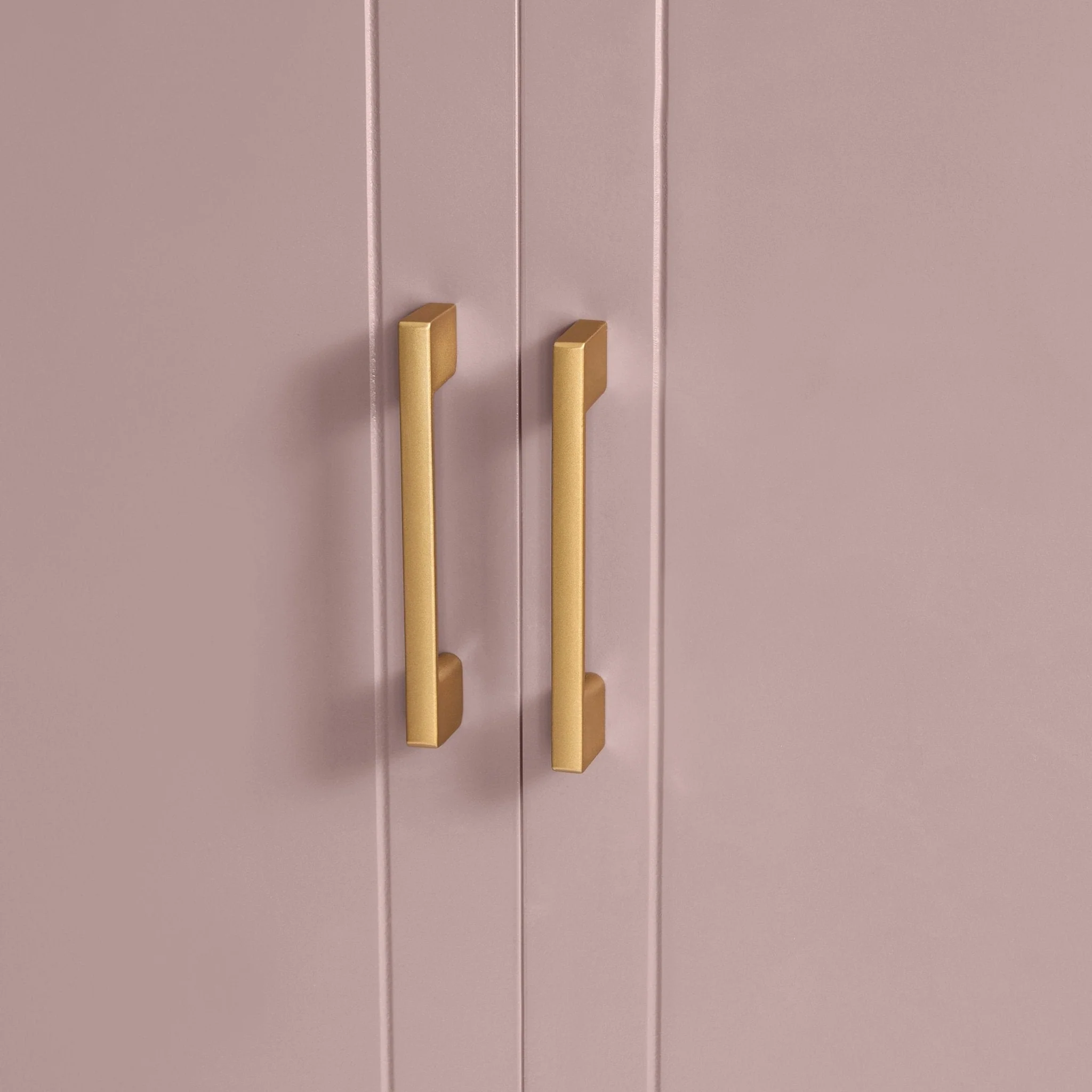 Sienna 2 Door Wardrobe with Drawer - Dusty Mauve - Image 6