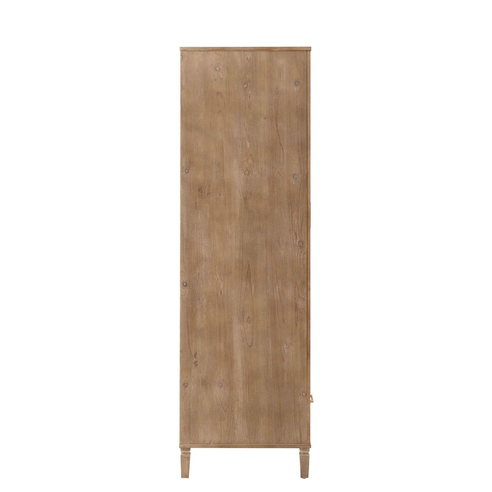 Sienna 2 Door Wardrobe with Drawers - Washed Wood - Image 6