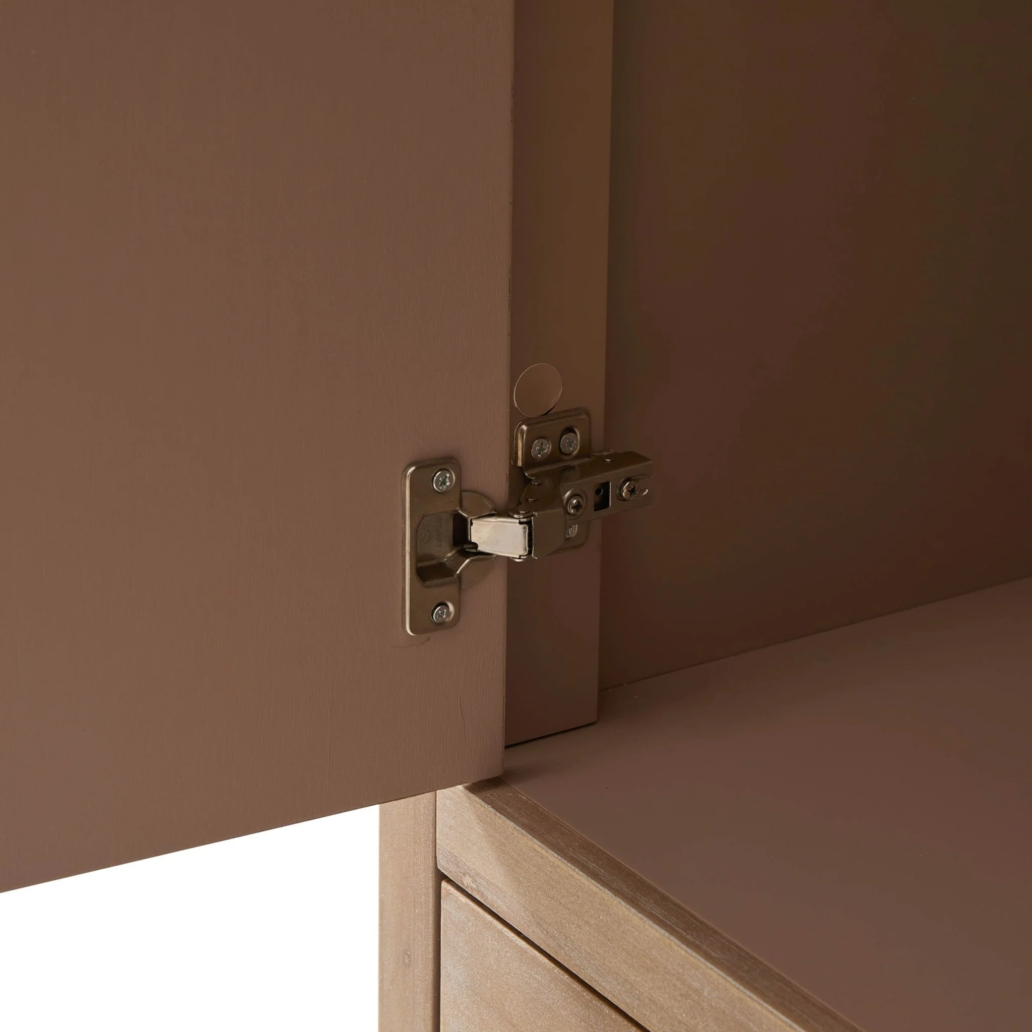 Sienna 2 Door Wardrobe with Drawers - Washed Wood - Image 8