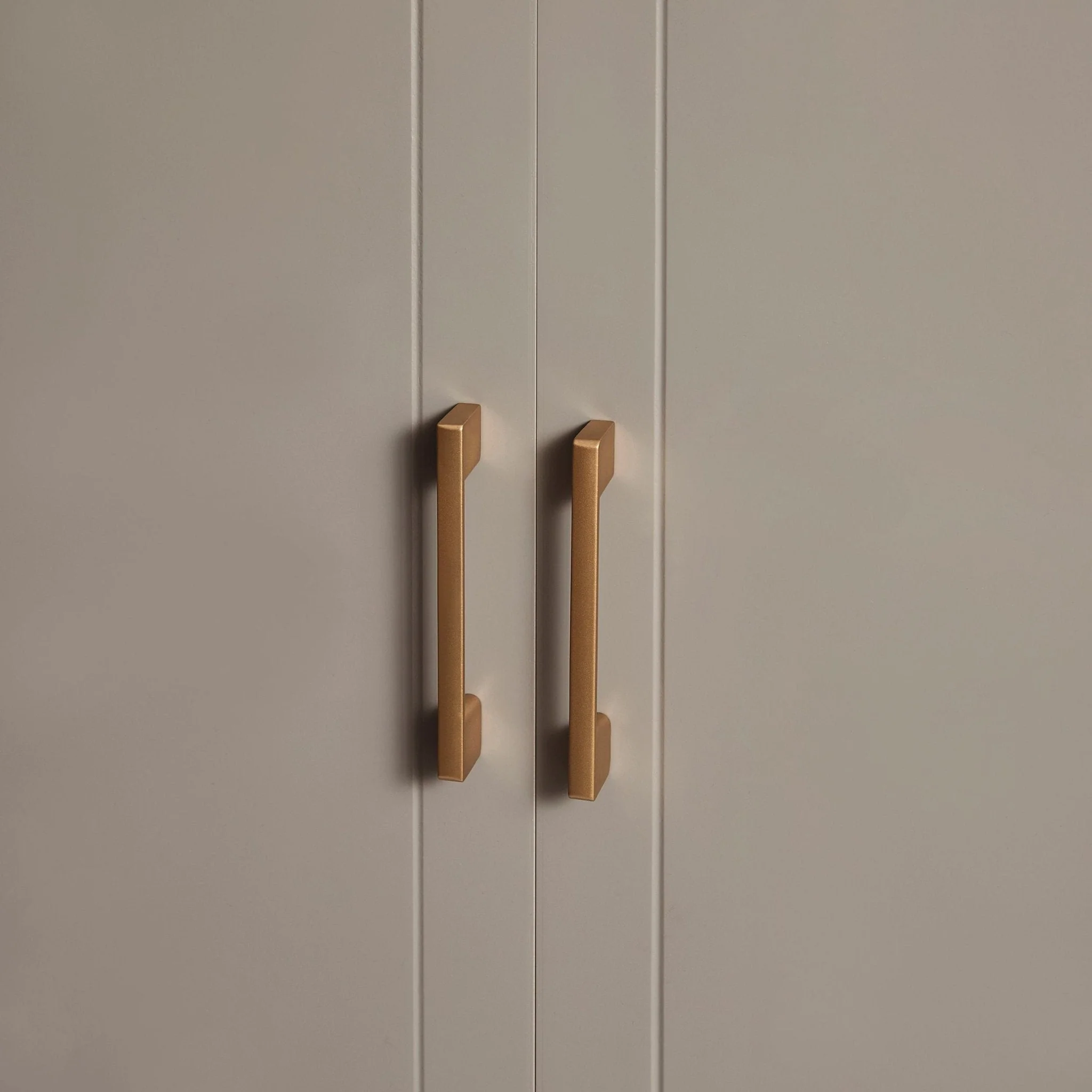 Sienna 3 Door Wardrobe with Drawers - Taupe - Image 4