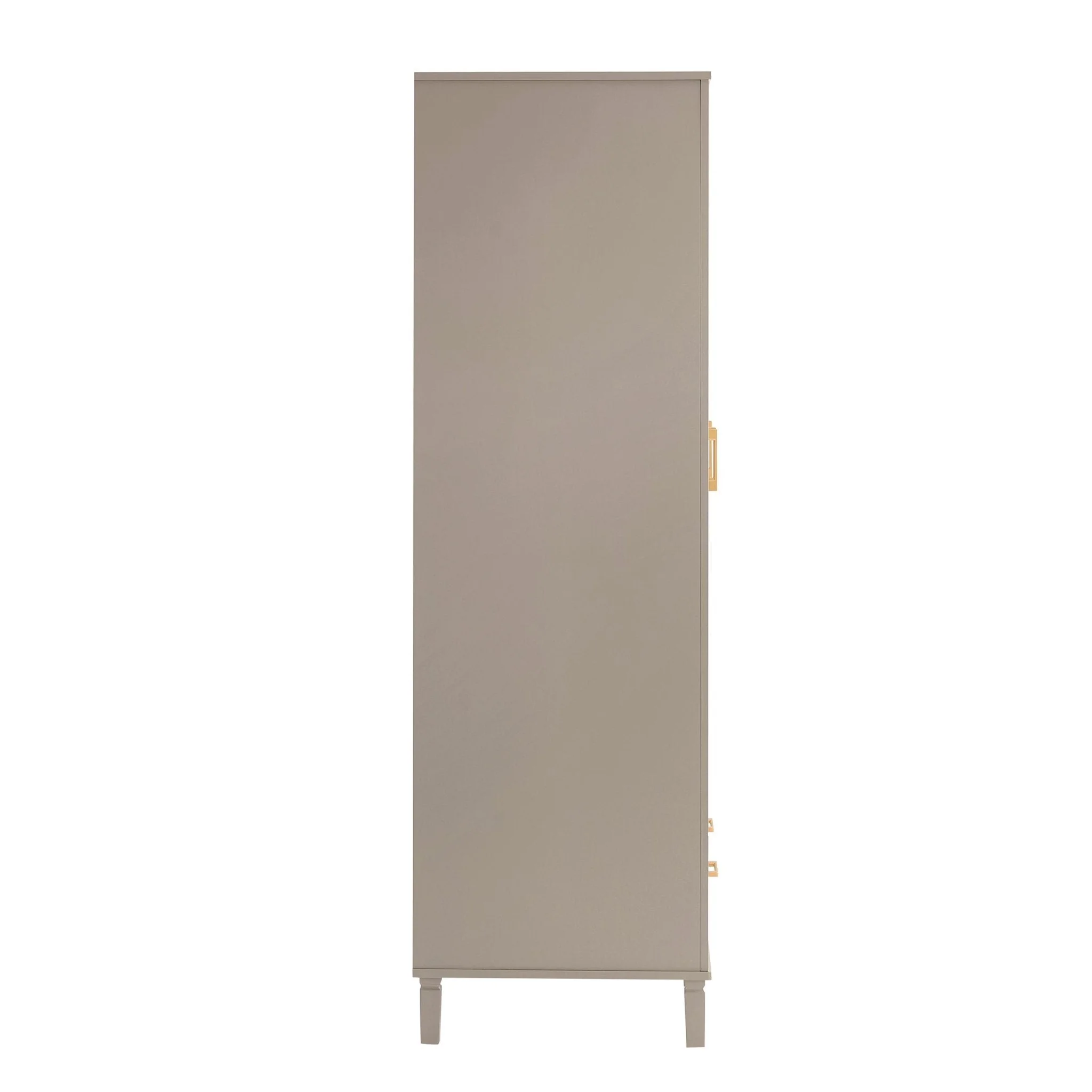 Sienna 3 Door Wardrobe with Drawers - Taupe - Image 5