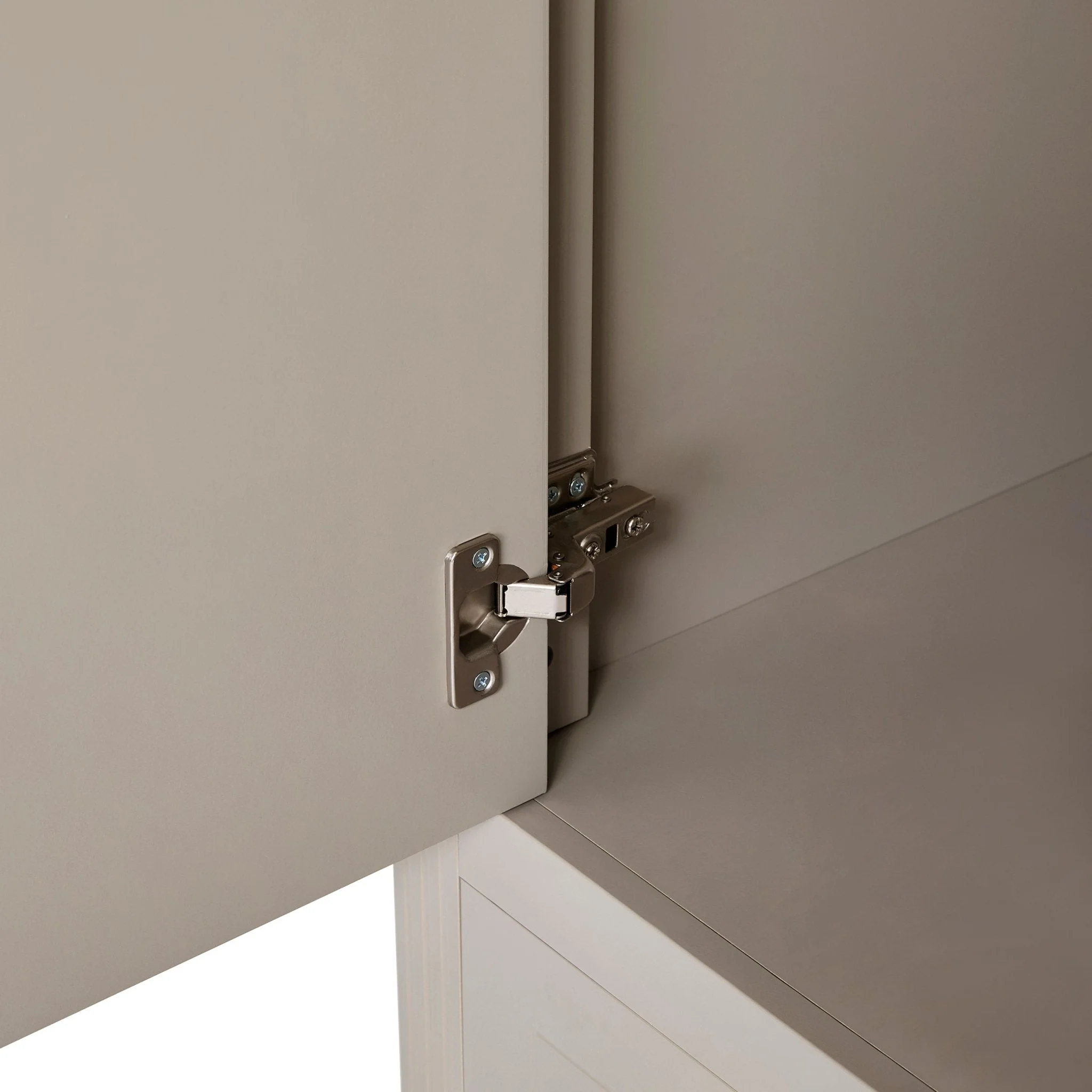 Sienna 3 Door Wardrobe with Drawers - Taupe - Image 6