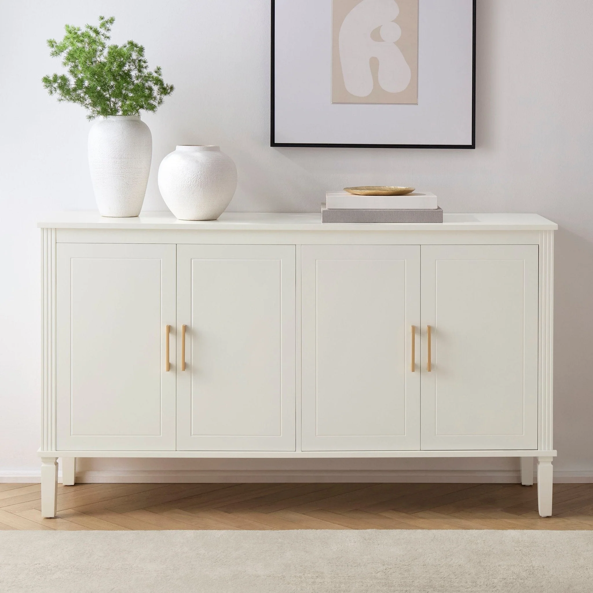 Sienna 4 Door Sideboard - Natural