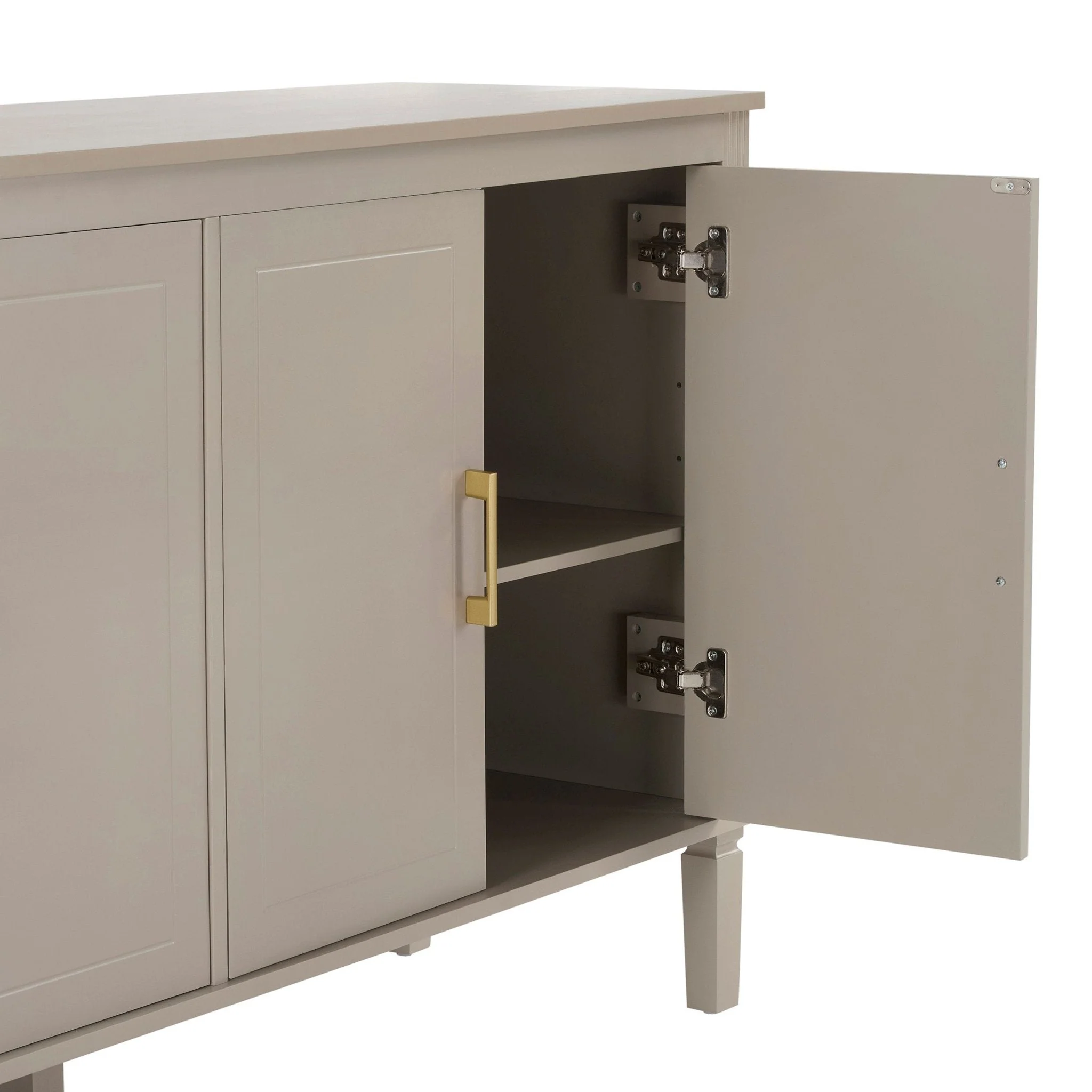 Sienna 4 Door Sideboard - Taupe - Image 5