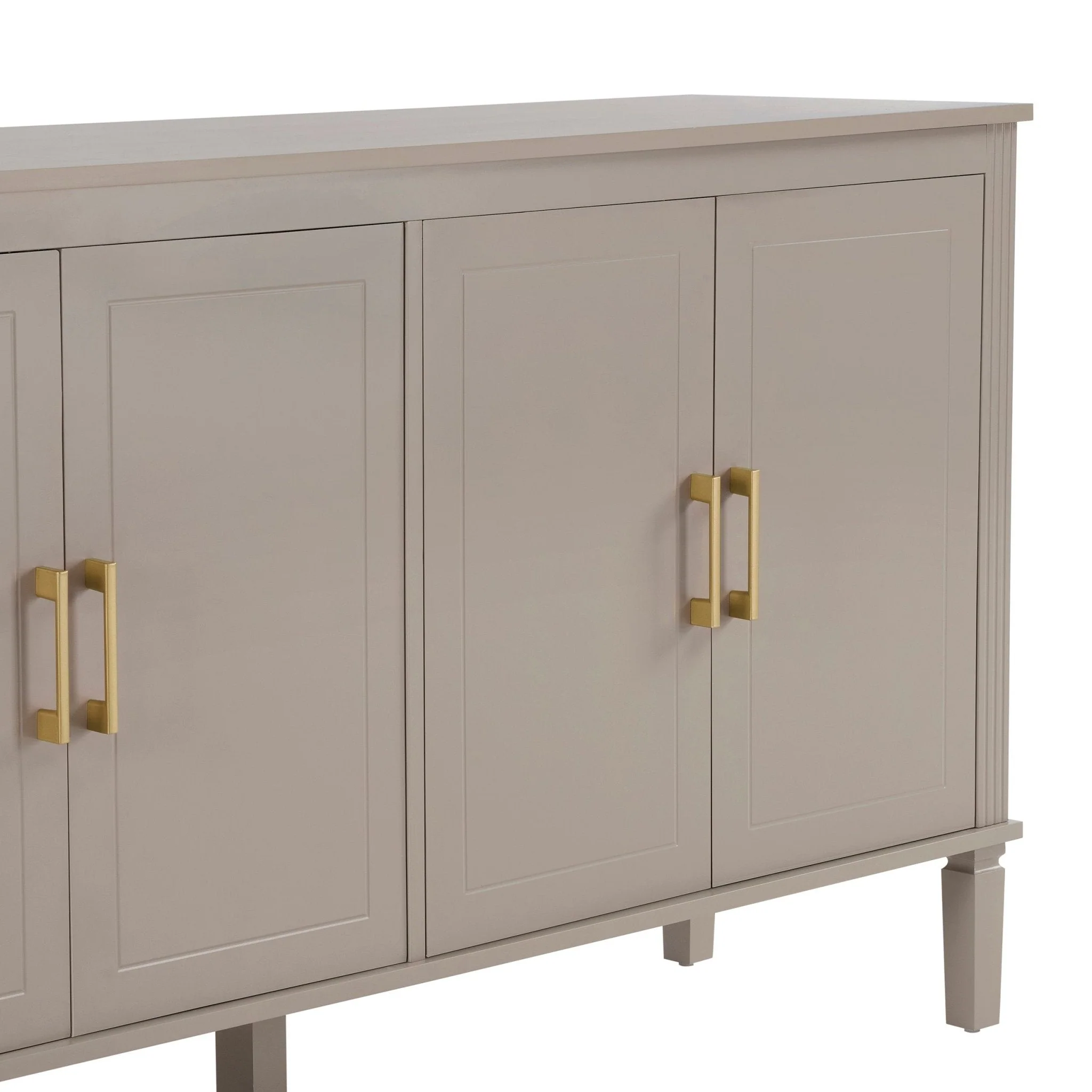 Sienna 4 Door Sideboard - Taupe - Image 6