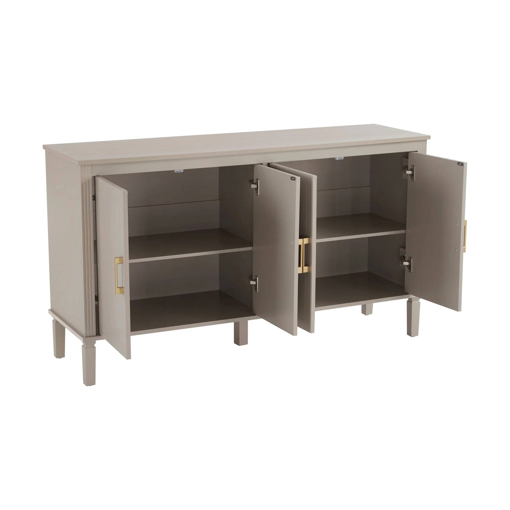Sienna 4 Door Sideboard - Taupe - Image 7