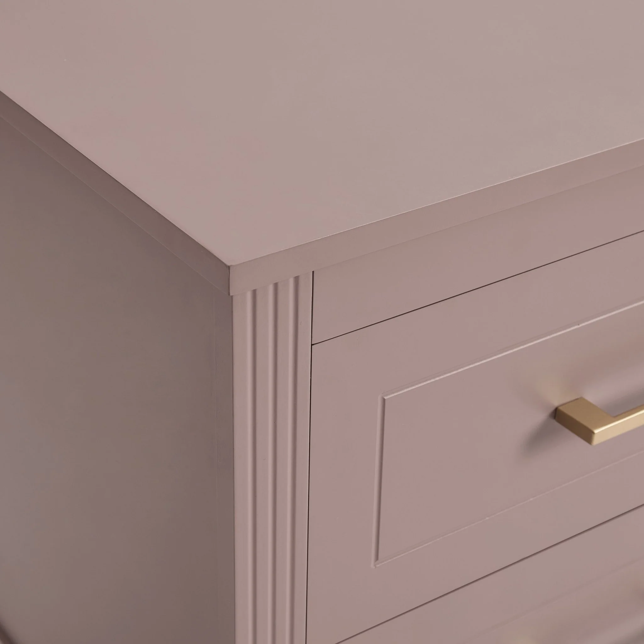 Sienna 5 Drawer Chest - Dusty Mauve - Image 5
