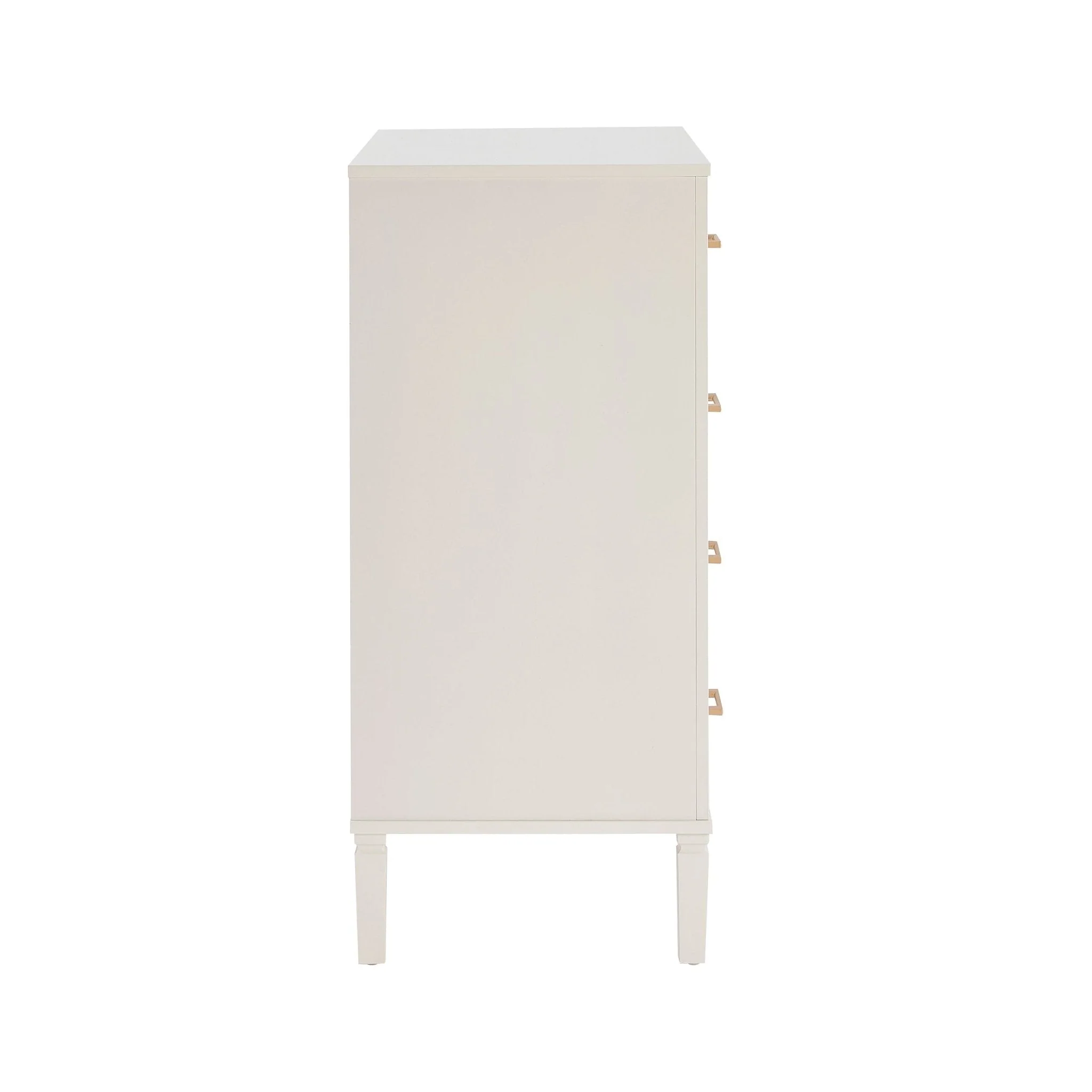 Sienna 5 Drawer Chest - Cream - Image 6