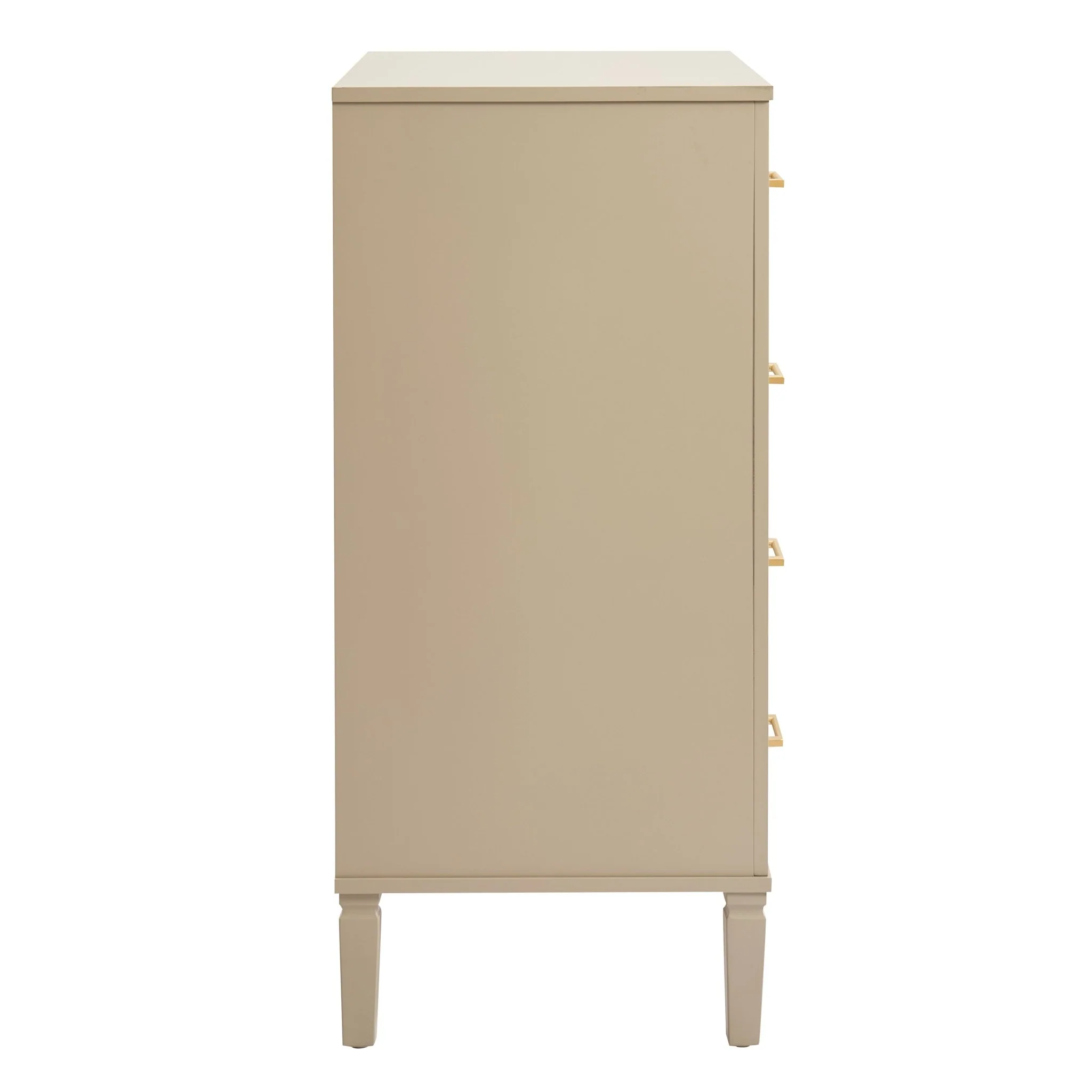 Sienna 5 Drawer Chest - Taupe - Image 4
