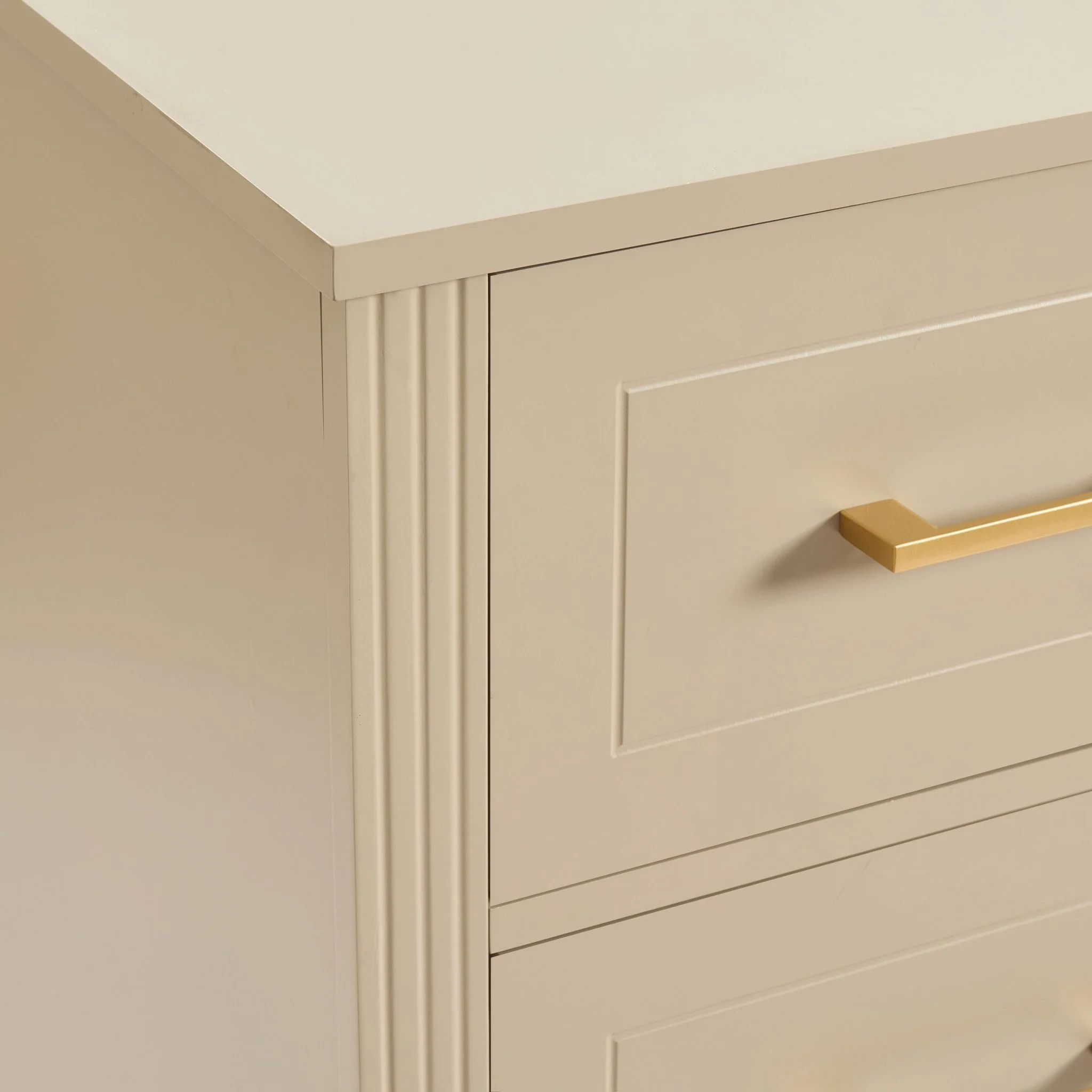 Sienna 5 Drawer Chest - Taupe - Image 5