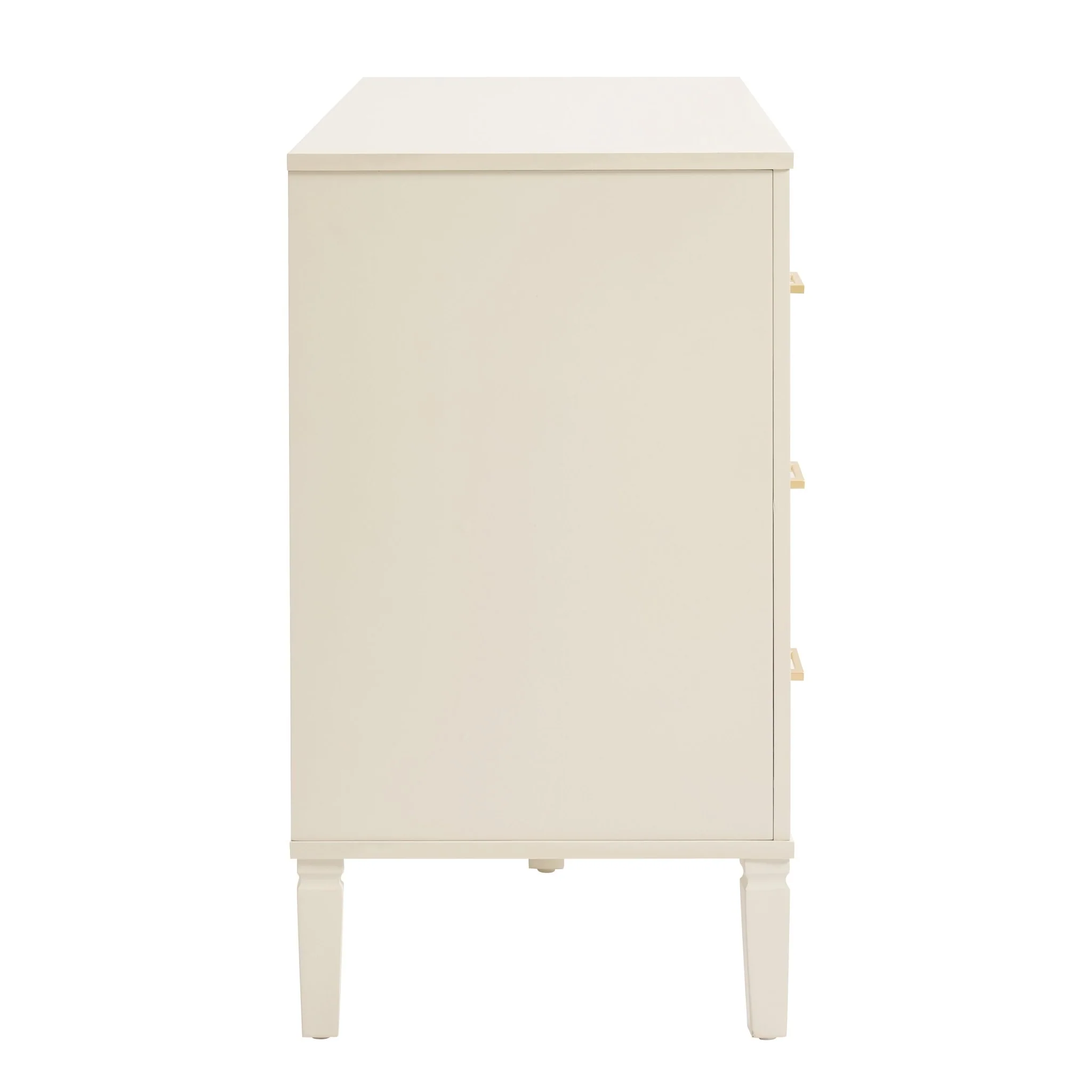 Sienna 6 Drawer Chest - Cream - Image 4