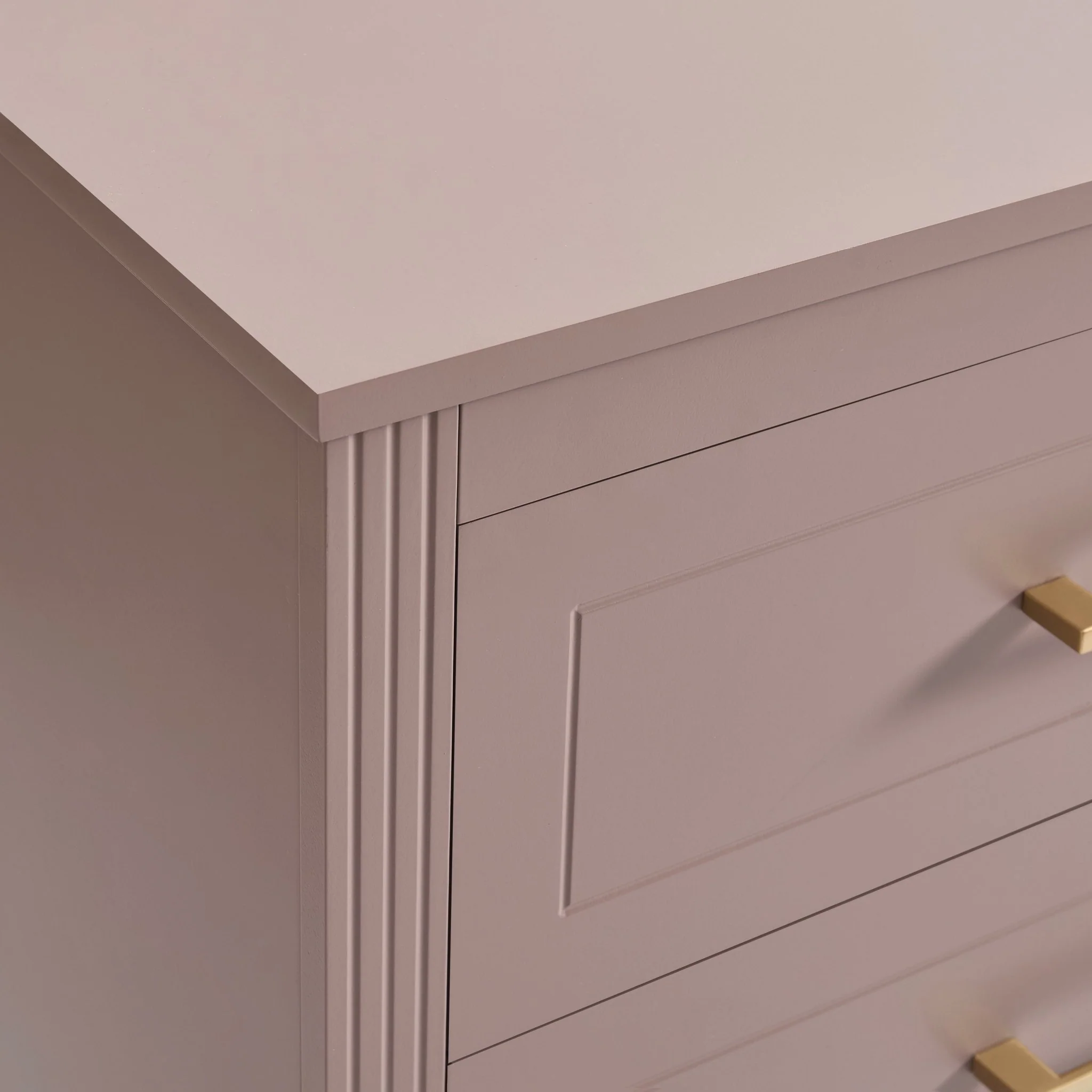 Sienna 6 Drawer Chest - Dusty Mauve - Image 4