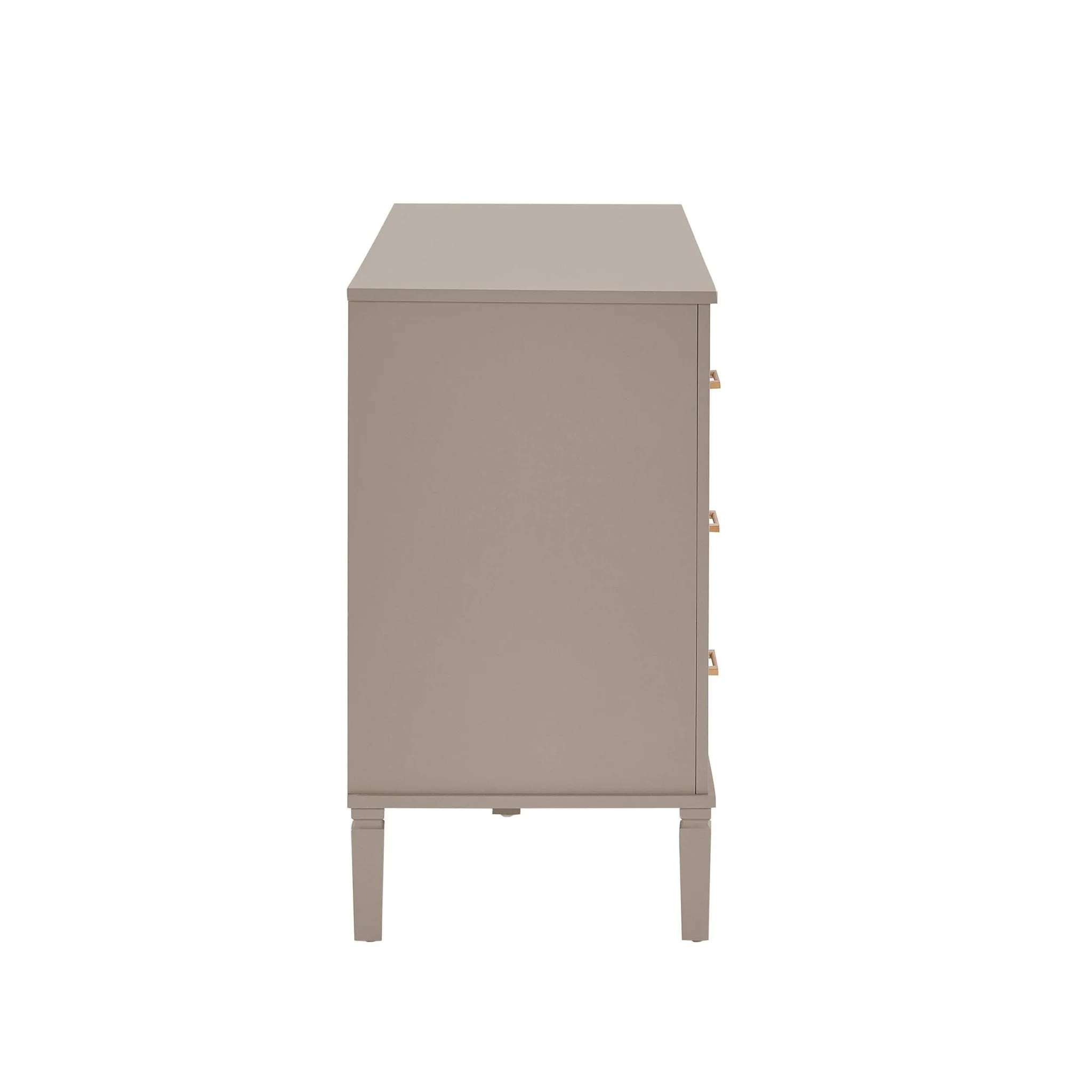 Sienna 6 Drawer Chest - Taupe - Image 5