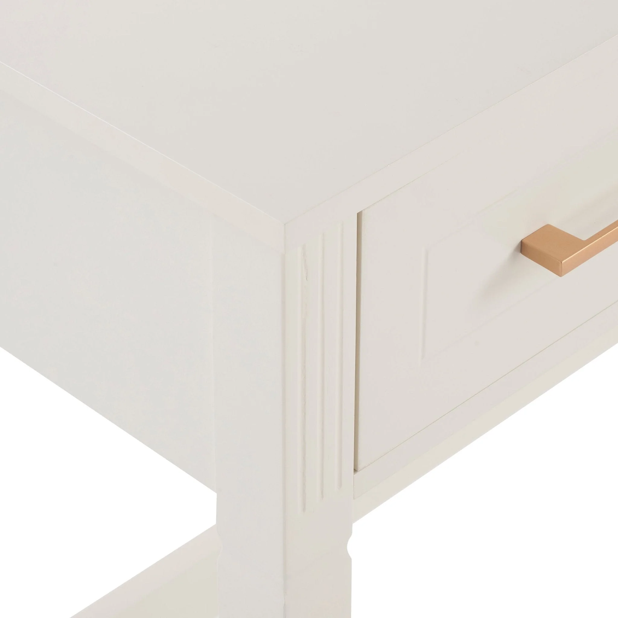 Sienna Dressing Table Console - Cream - Image 5
