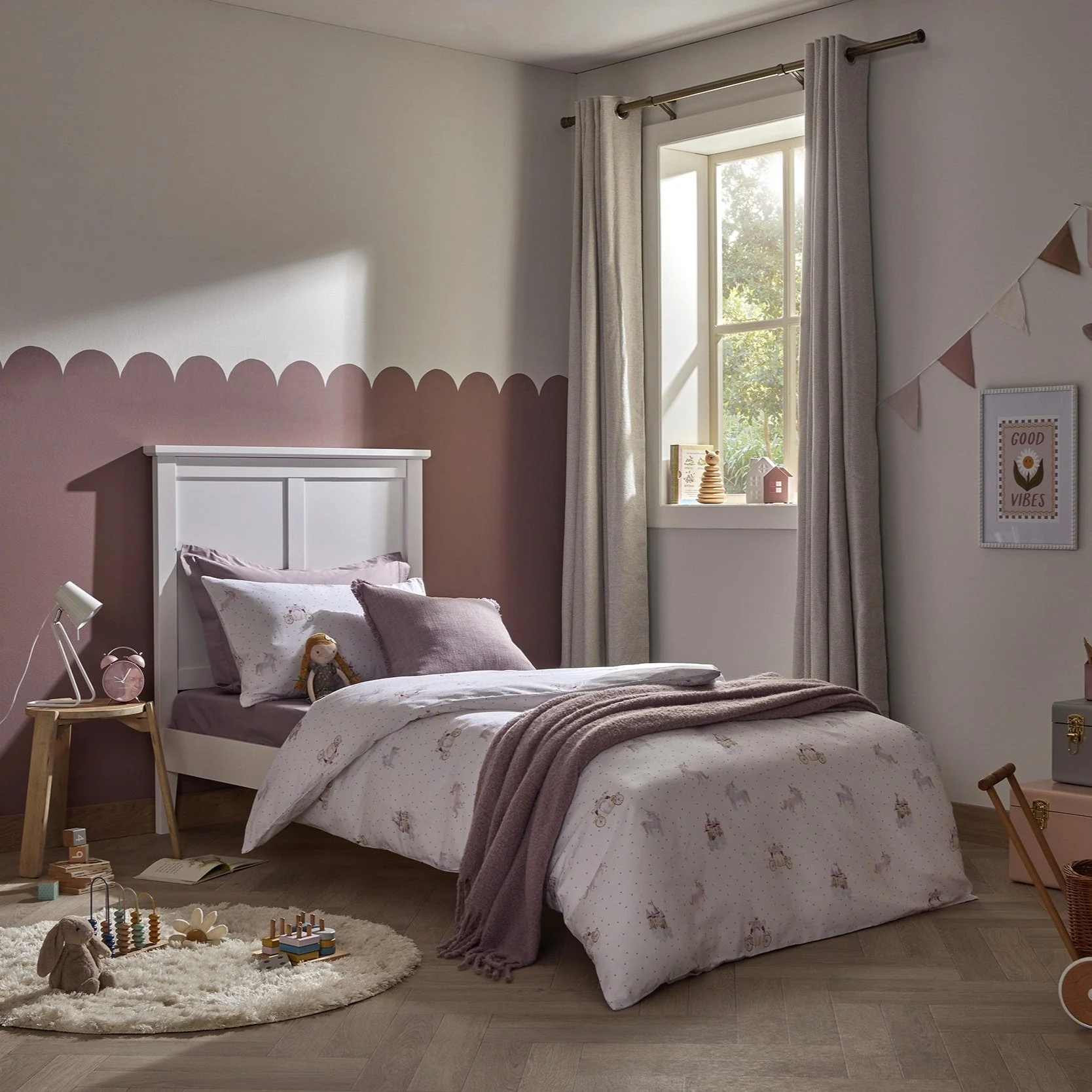 Skye Princess 100% Cotton Kids Duvet Cover Set - Image 3