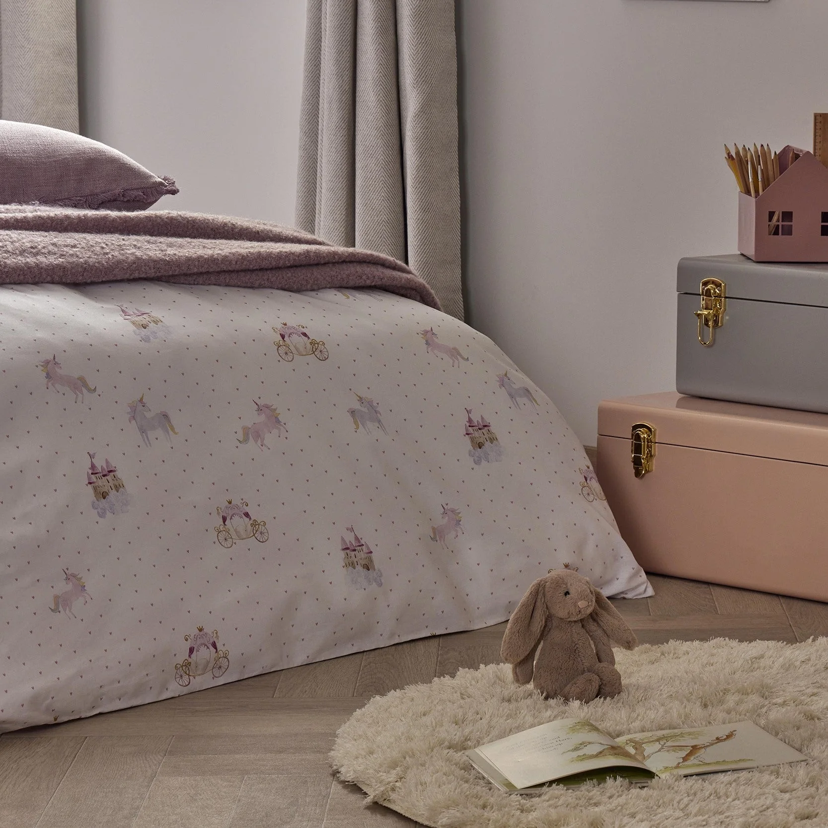 Skye Princess 100% Cotton Kids Duvet Cover Set - Image 5