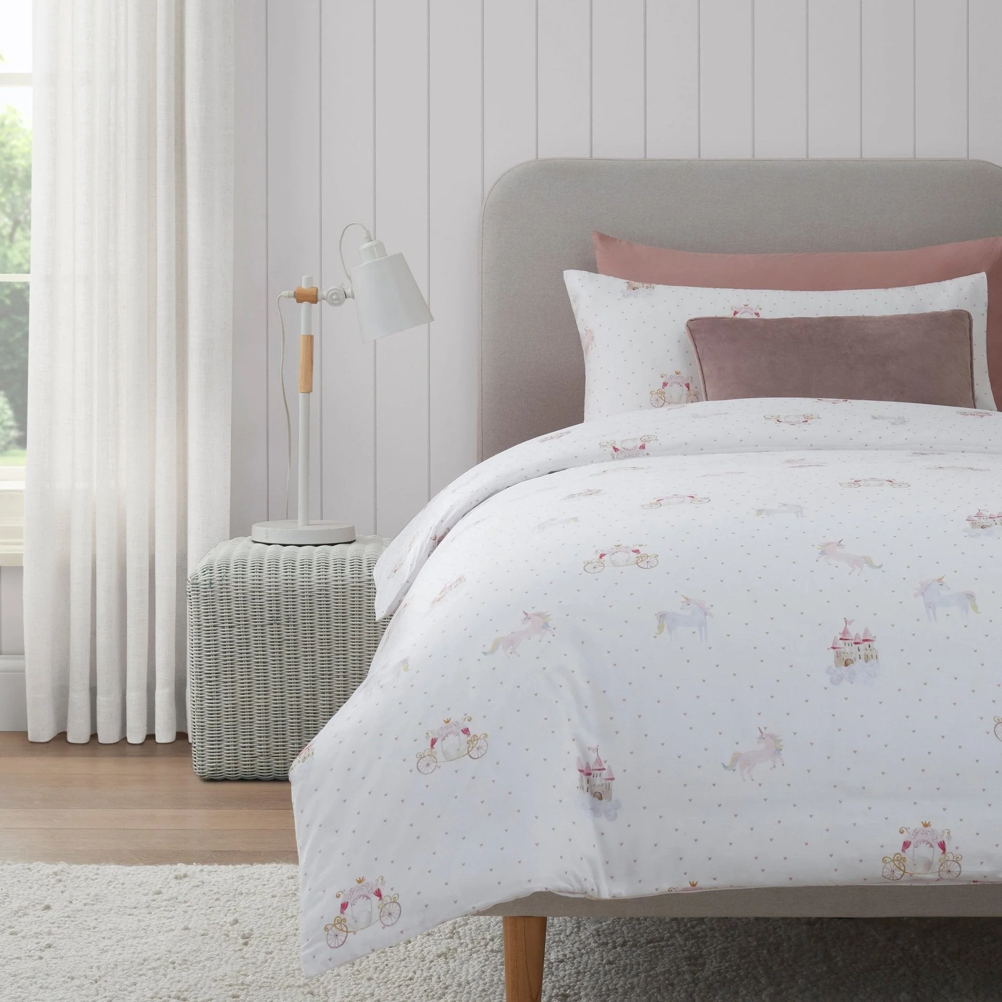 Skye Princess 100% Cotton Kids Duvet Cover Set - Image 6