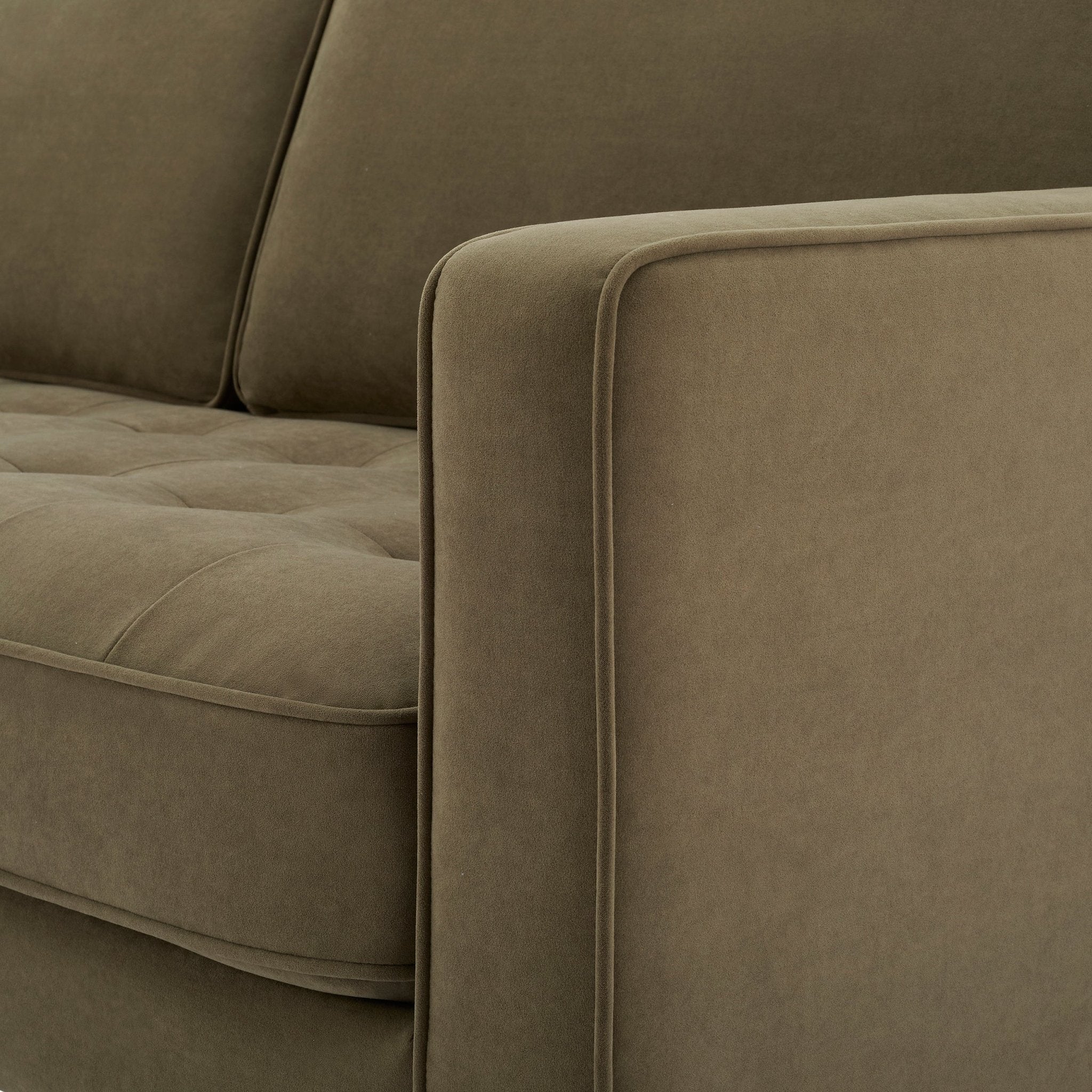 Sloane 3 Seater Sofa - Olive - Image 6