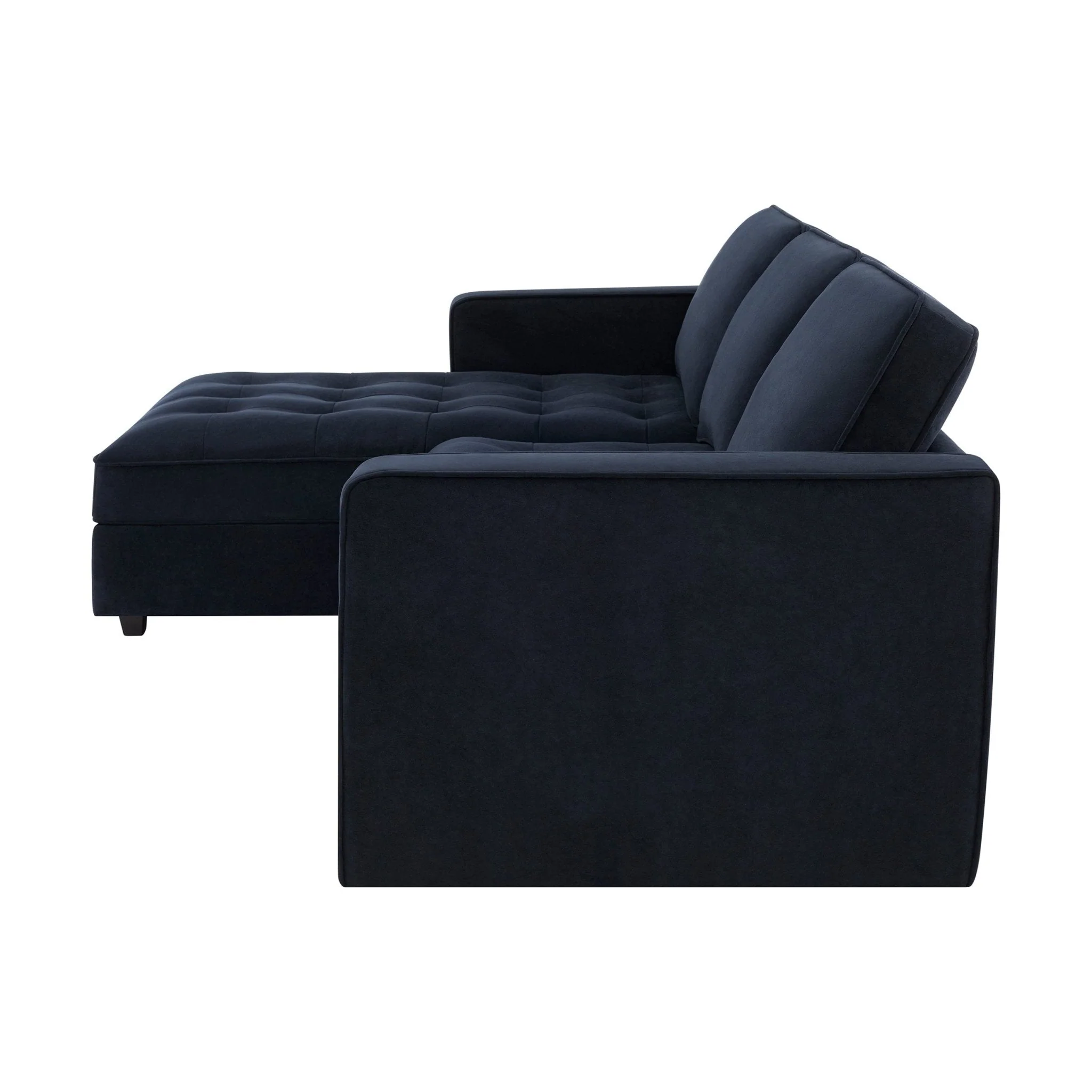 Sloane Left Hand Storage Chaise Sofa - Midnight - Image 5