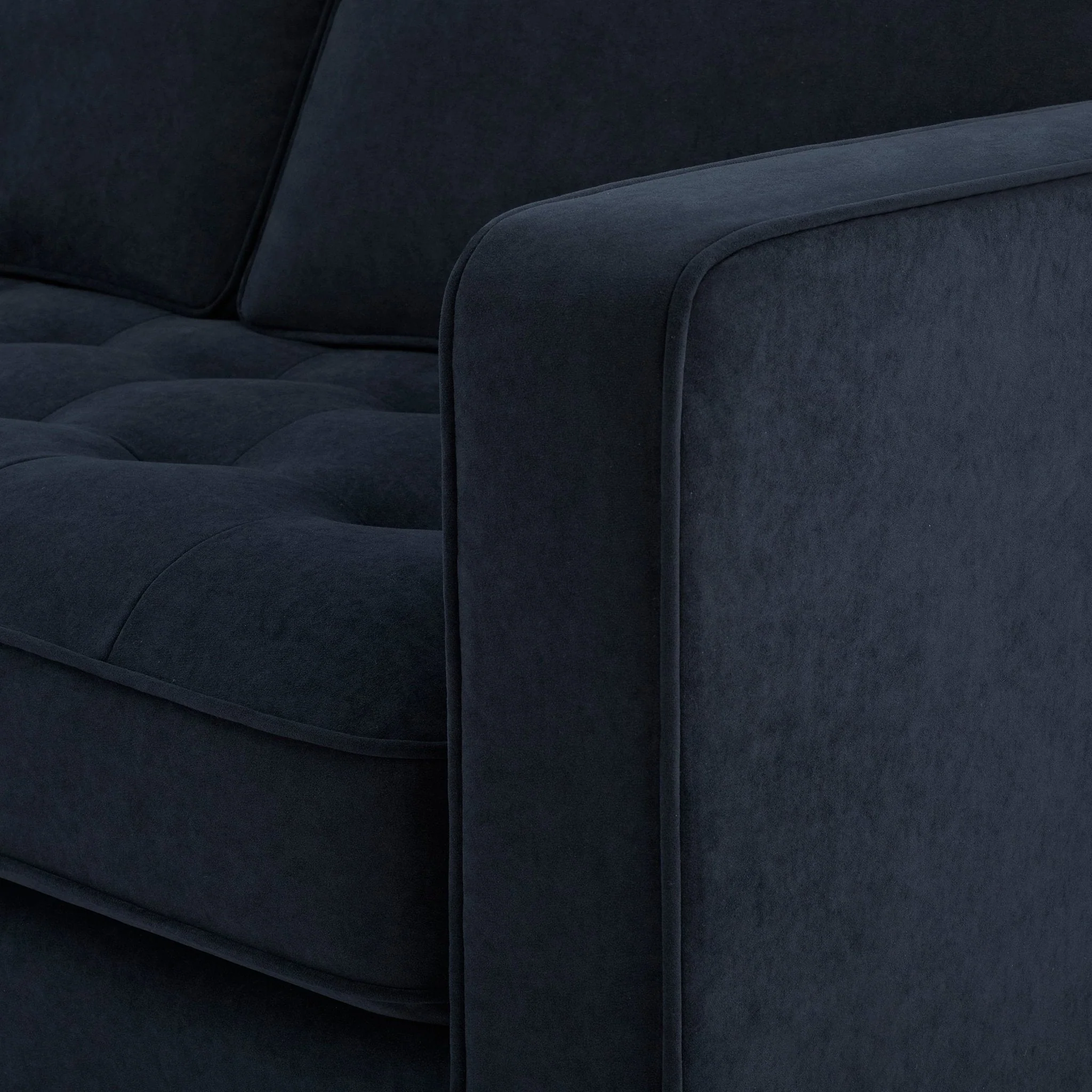 Sloane Left Hand Storage Chaise Sofa - Midnight - Image 7
