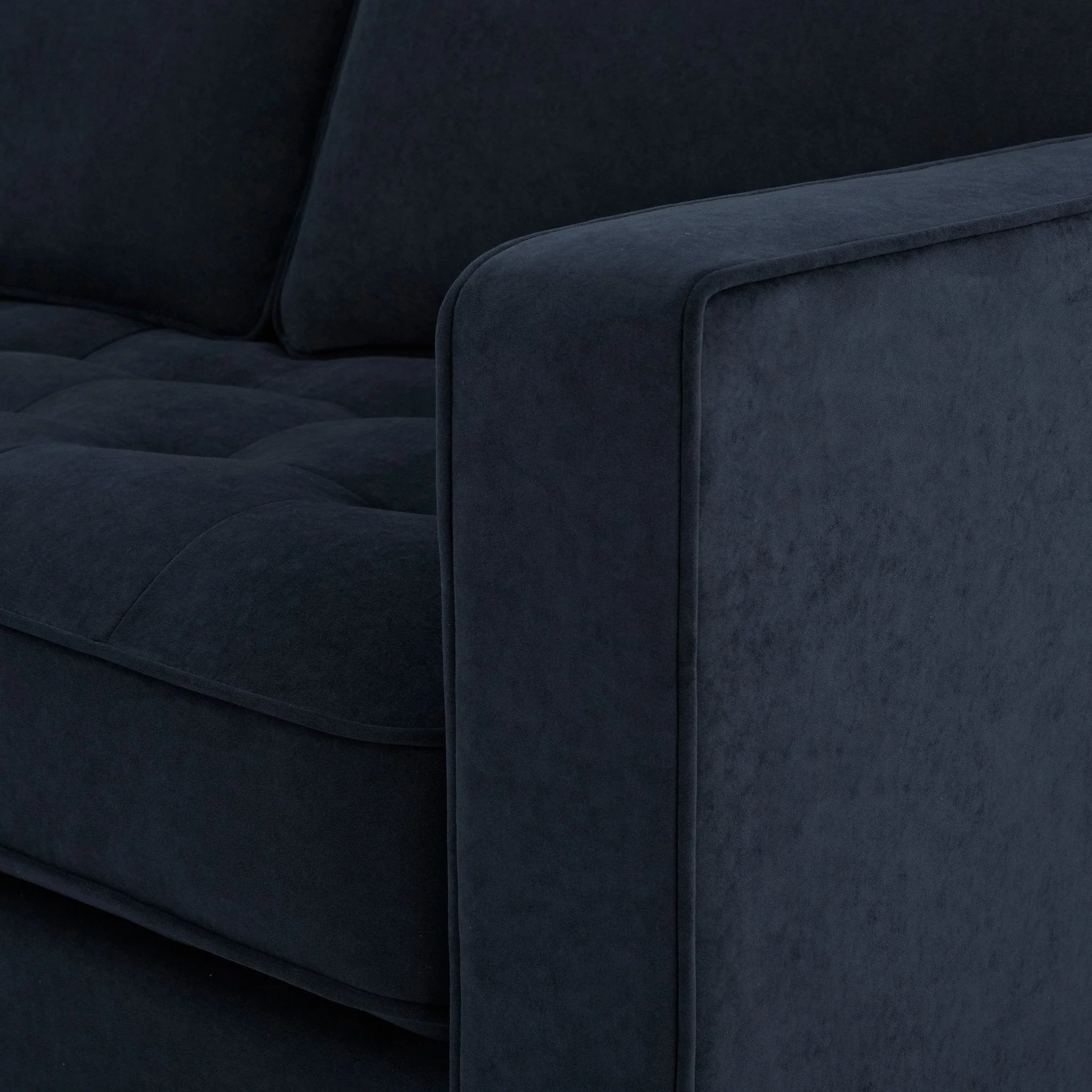 Sloane Left Hand Corner Sofa - Midnight - Image 6