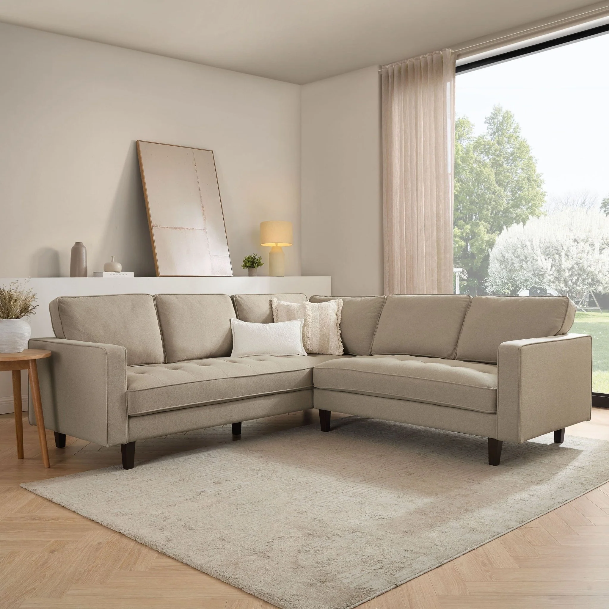 Sloane Left Hand Corner Sofa - Oatmeal