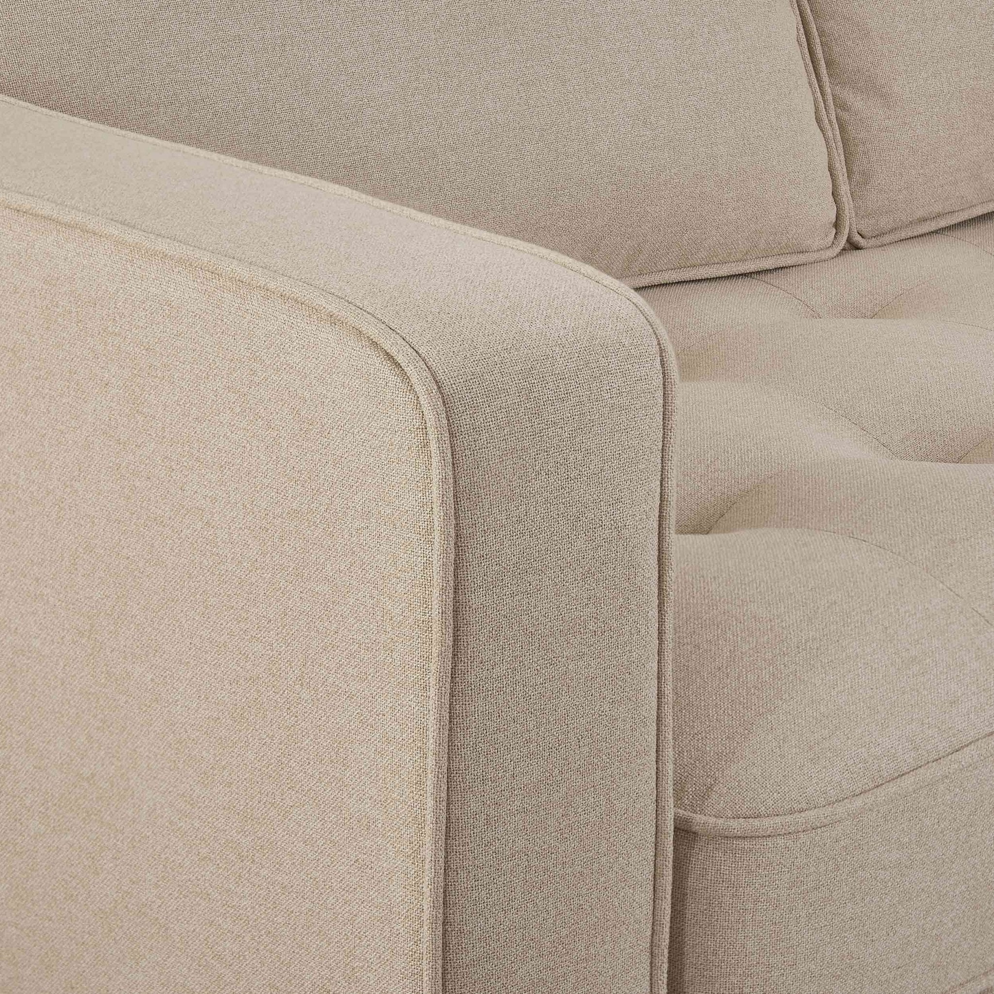Sloane Left Hand Corner Sofa - Oatmeal - Image 5