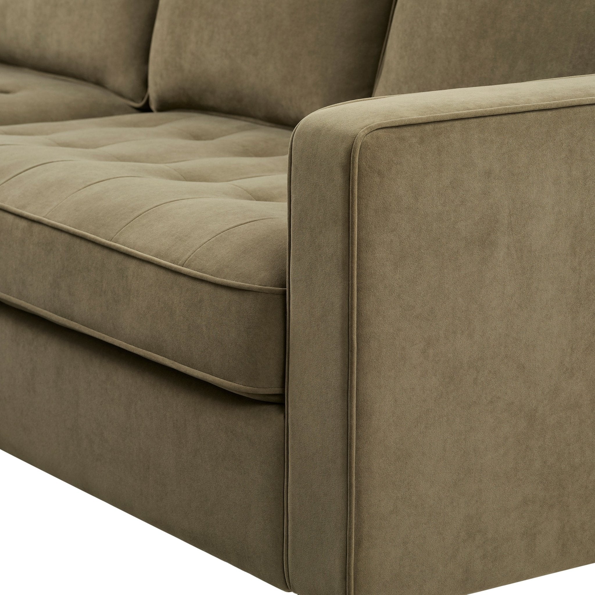 Sloane Left Hand Storage Chaise Sofa - Olive - Image 6