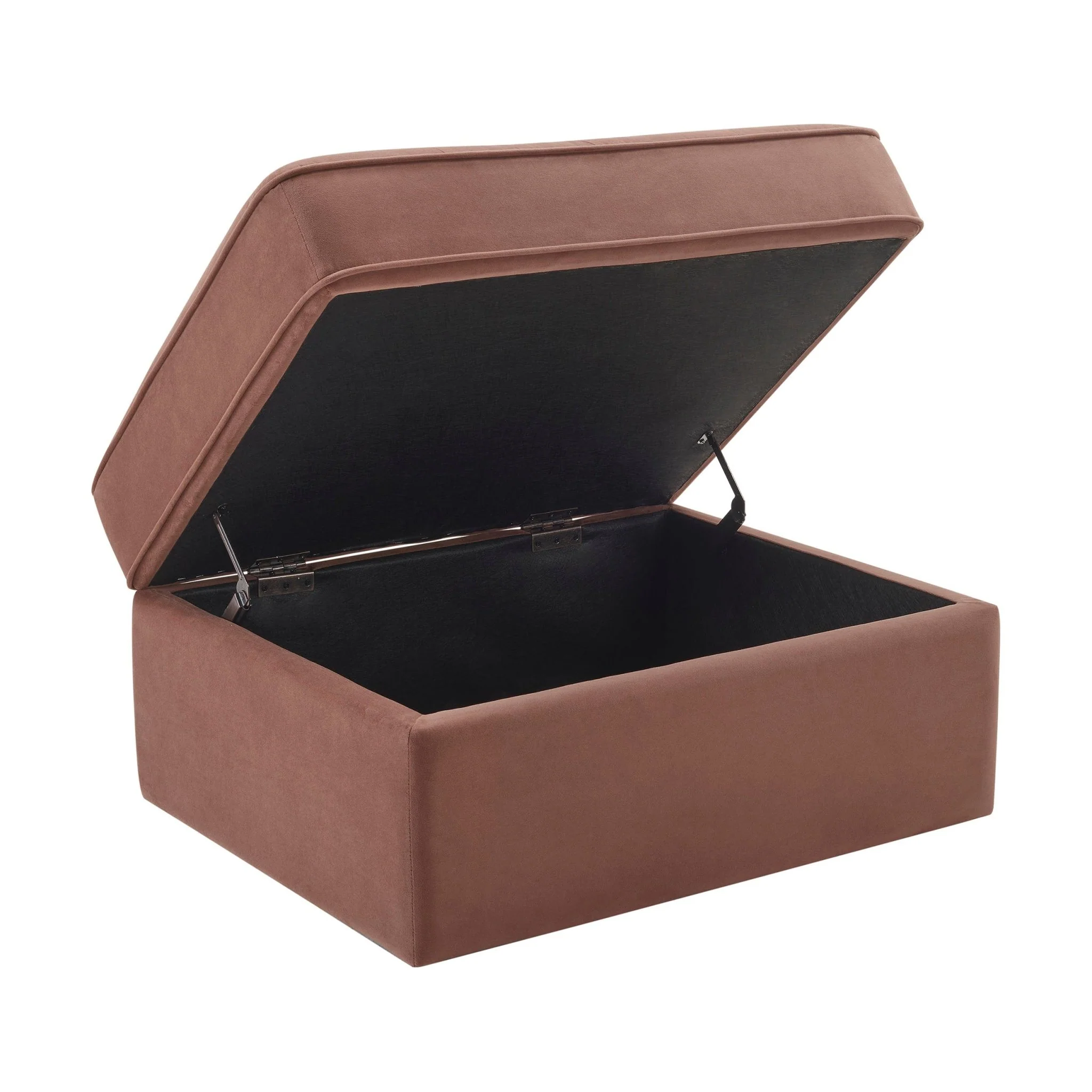 Sloane Ottoman Storage Pouffe - Mauve - Image 3