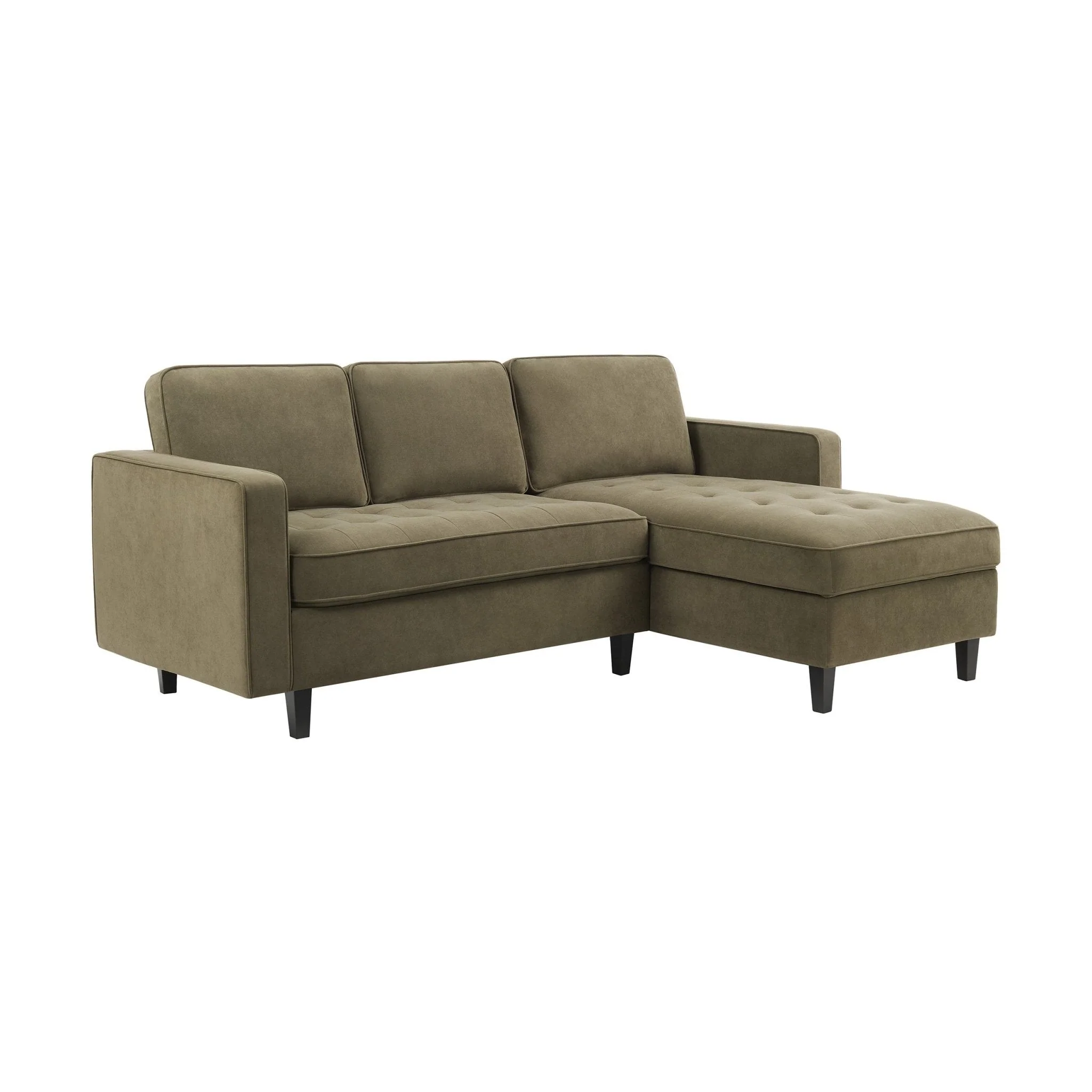 Sloane Right Hand Storage Chaise Sofa - Olive - Image 3