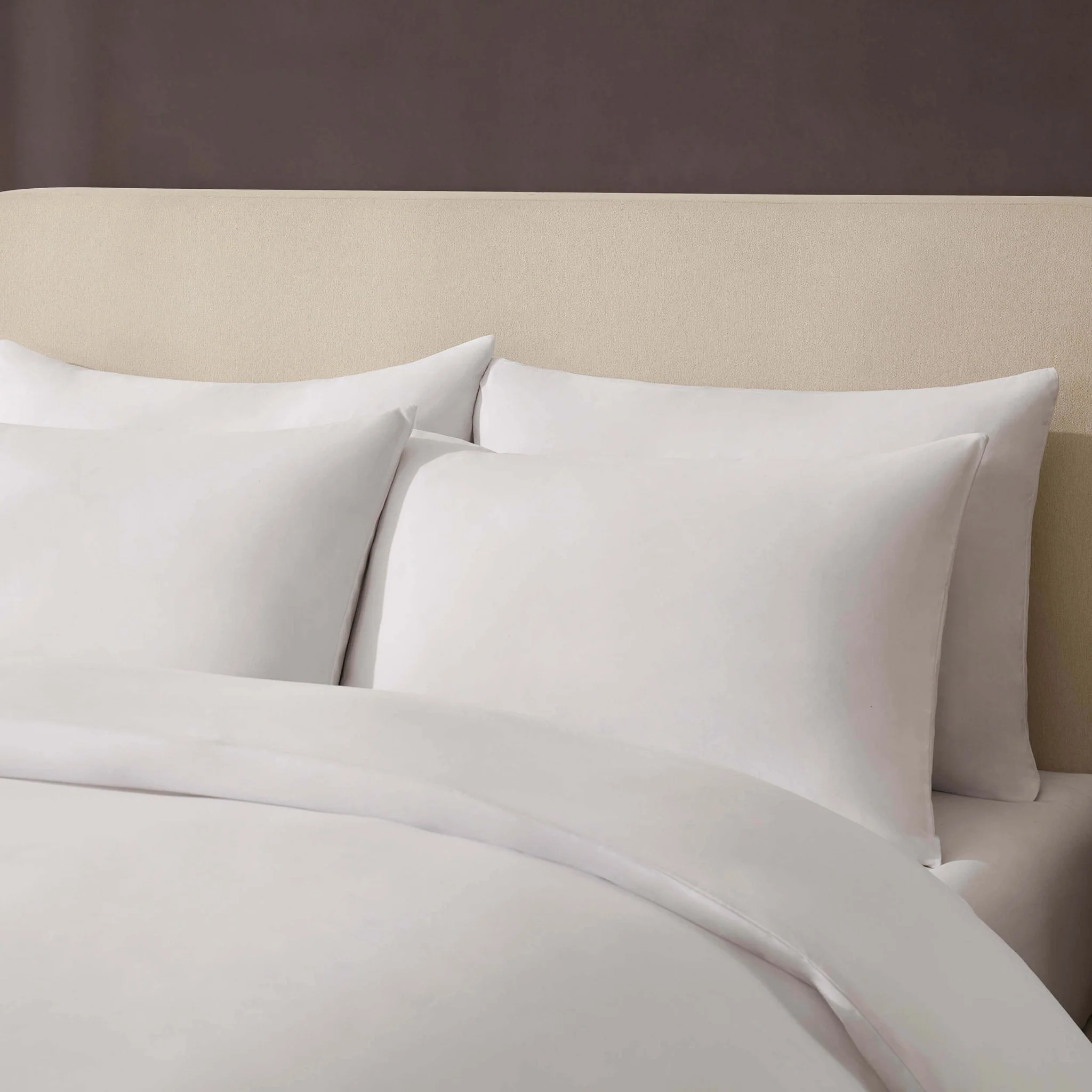 Soft Touch Microfibre Duvet Cover Set - White - Image 3