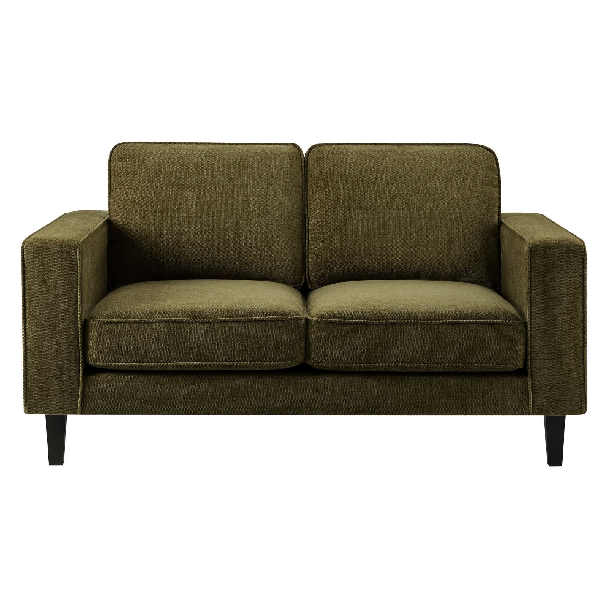 Soho 2 Seater Sofa - Chenille Olive - Image 5