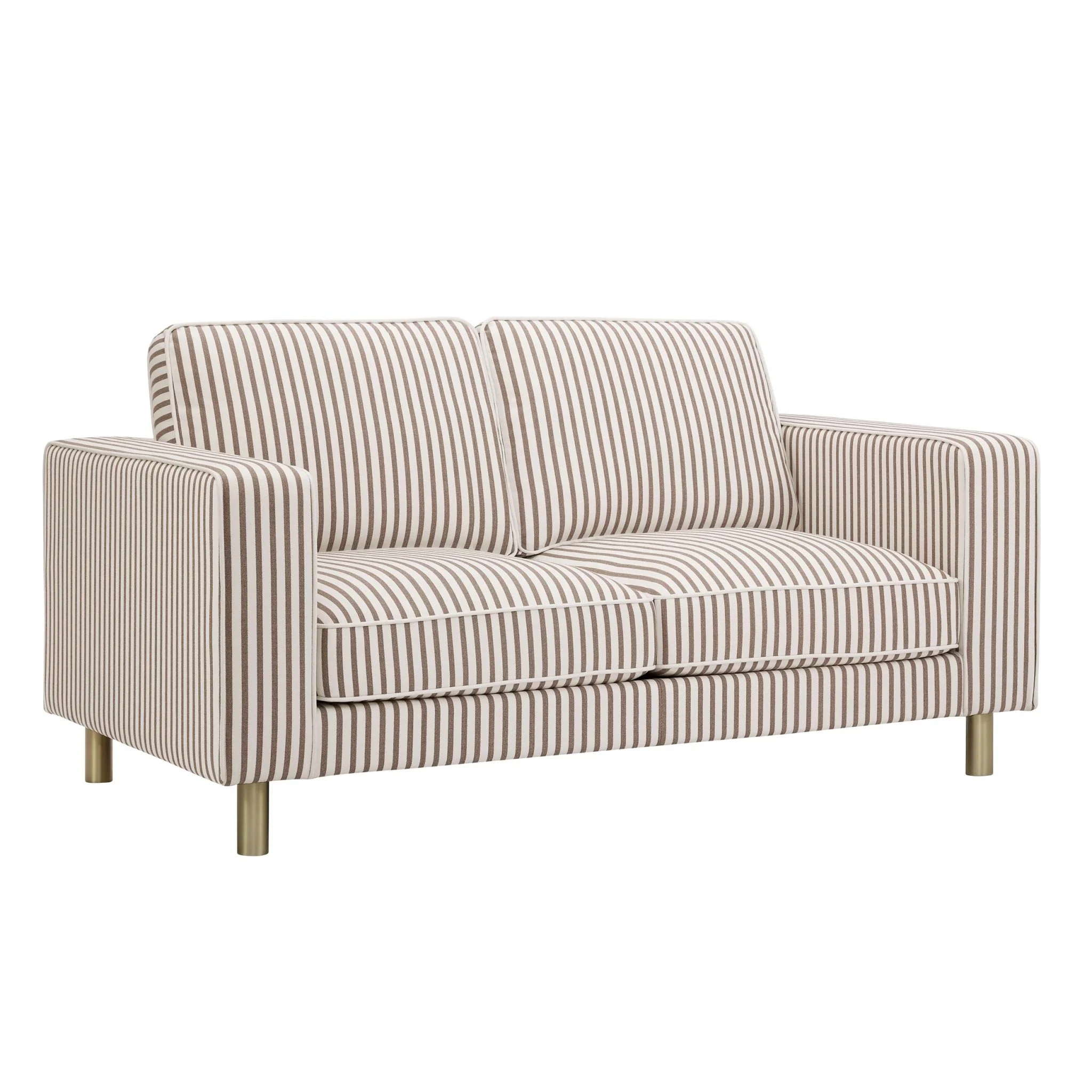 Soho 2 Seater Sofa - Chocolate Stripe - Image 3