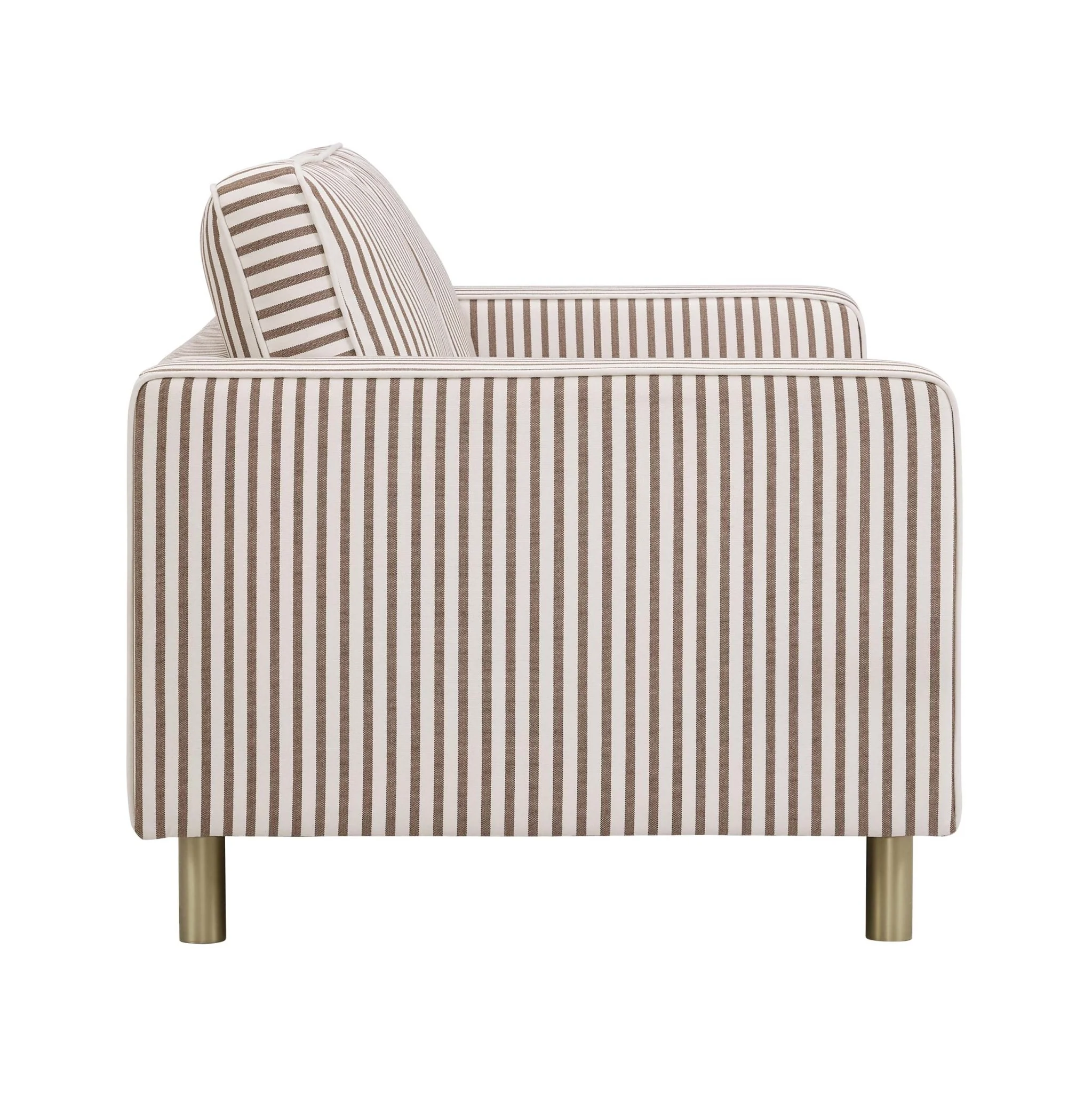 Soho 2 Seater Sofa - Chocolate Stripe - Image 5